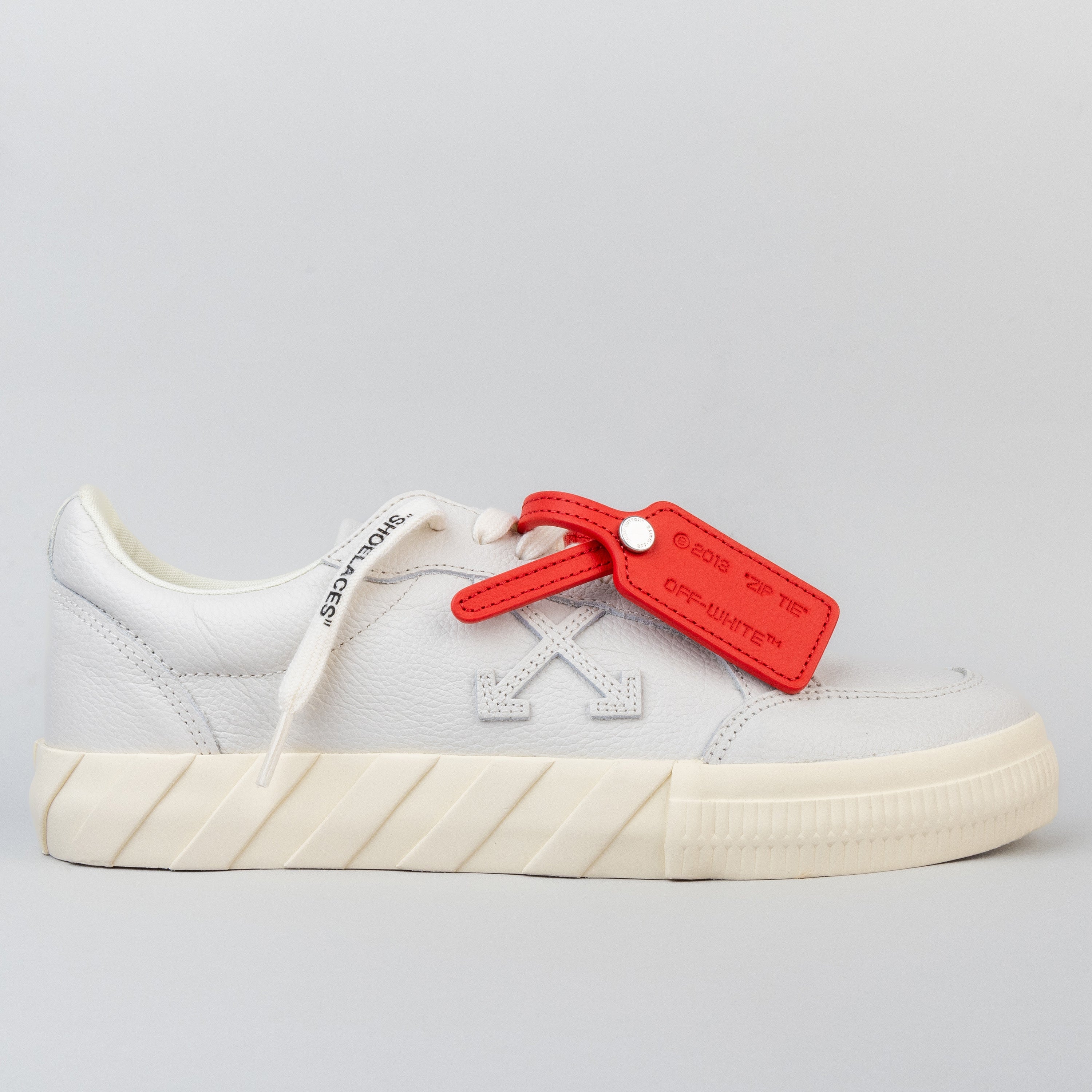 Sneakers Blanco Off-White Low Vulcanized Leather