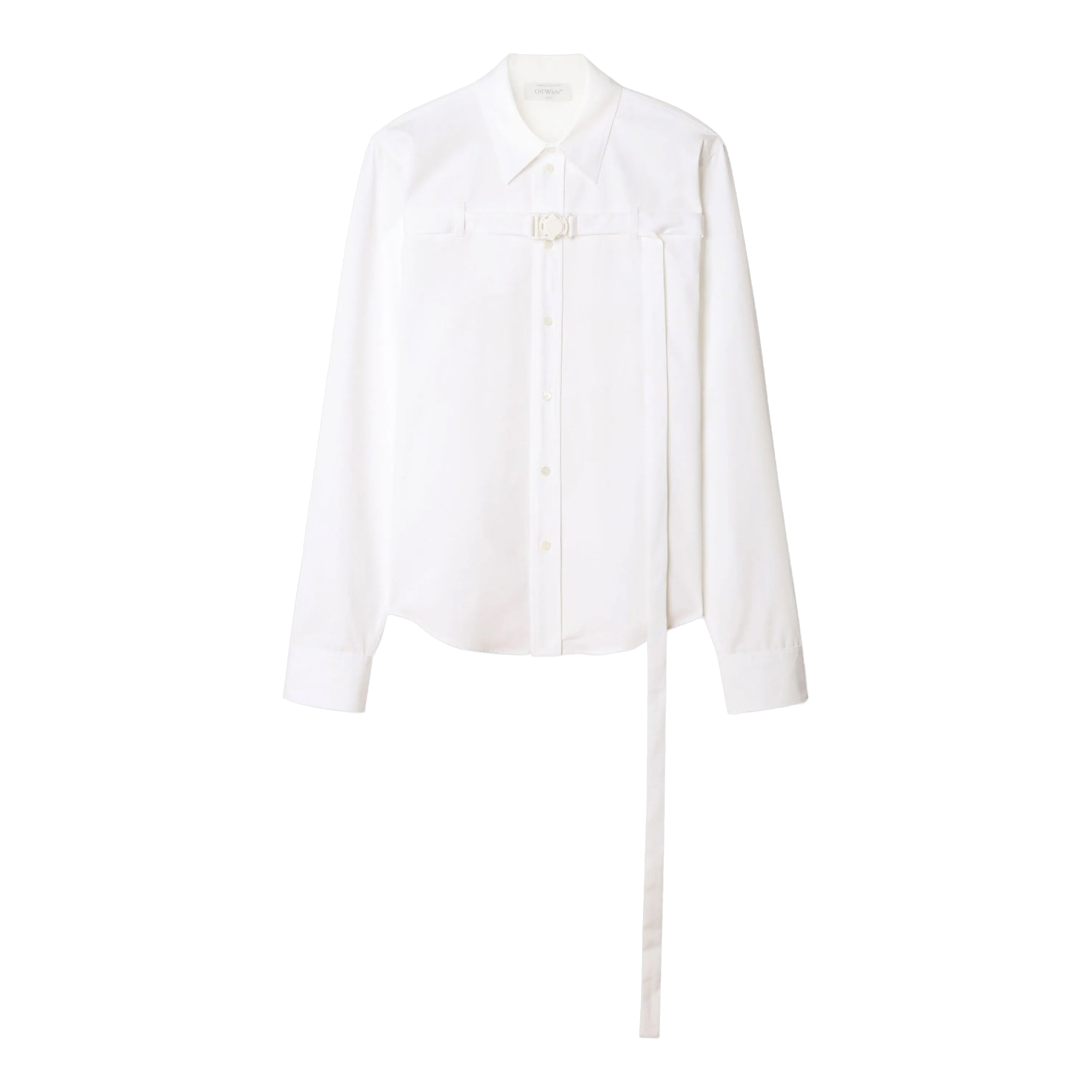 Camisa Blanca Off-White Poplin Buckle