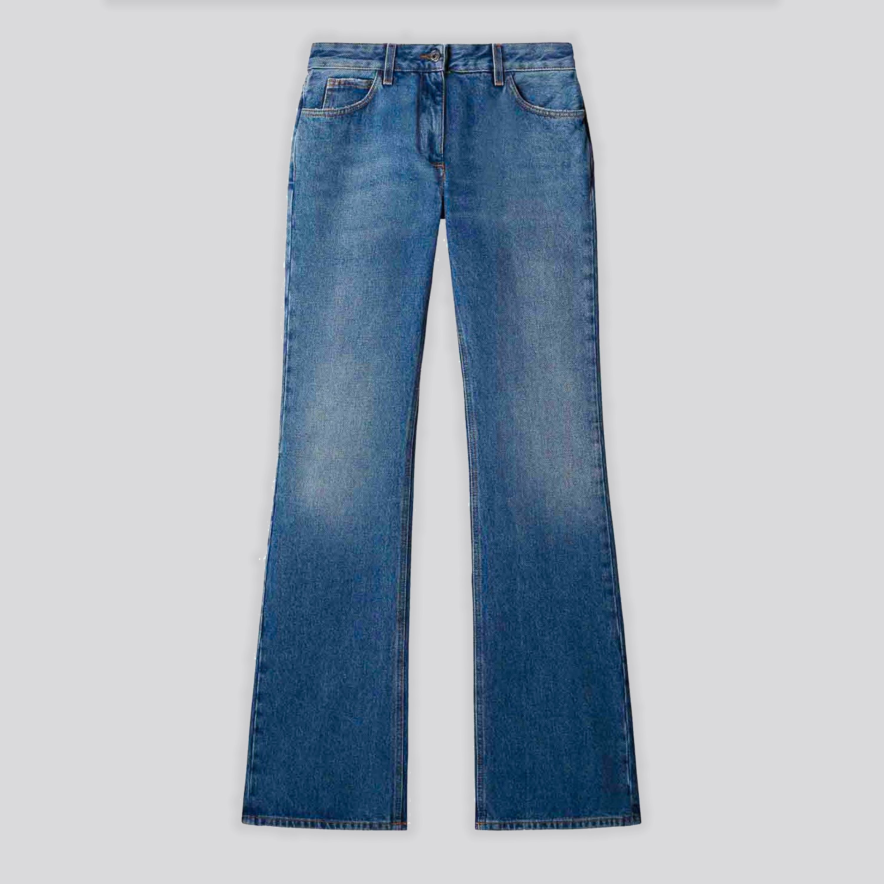 Jeans Azul Off-White Slim Flared