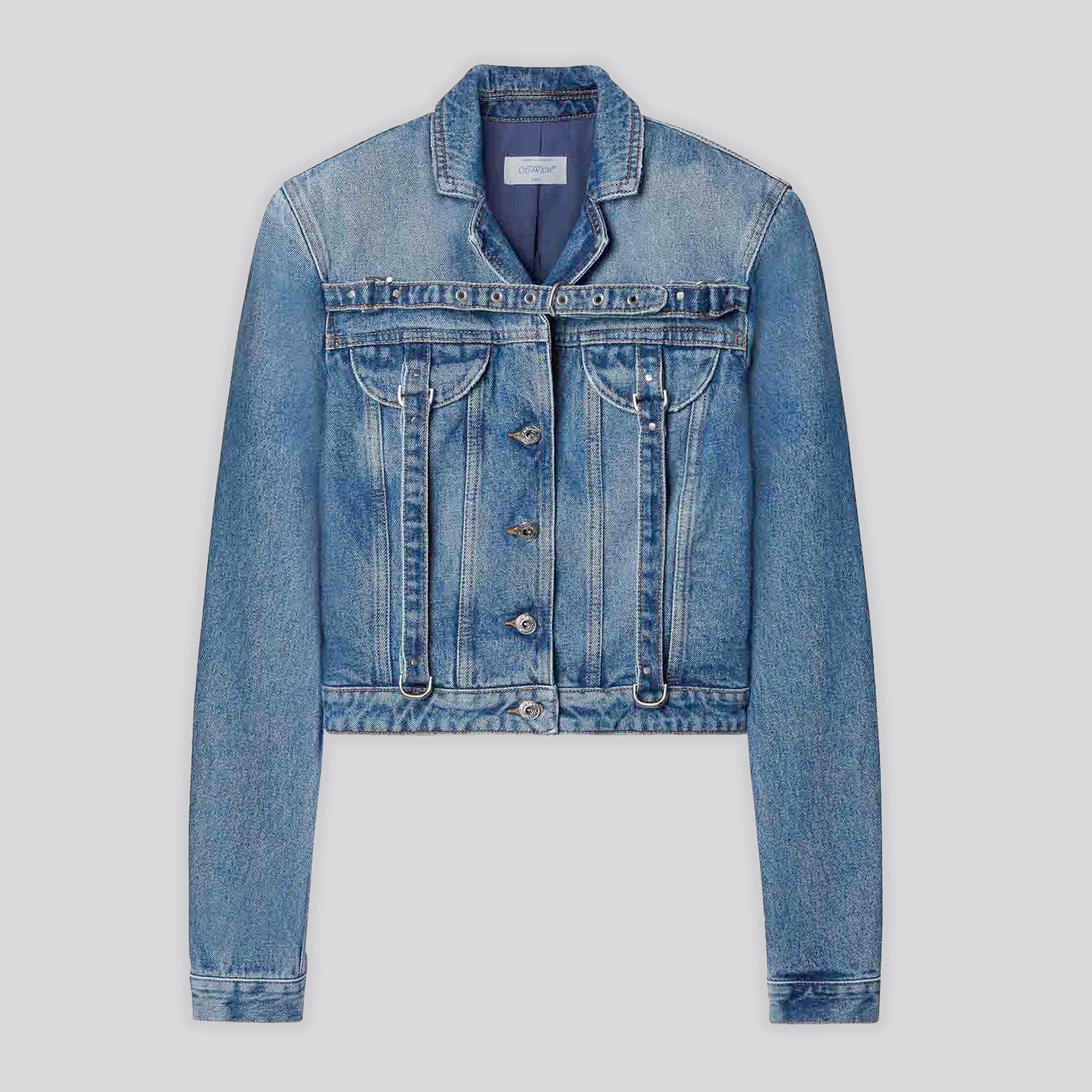 Chaqueta Denim Off-White Cargo