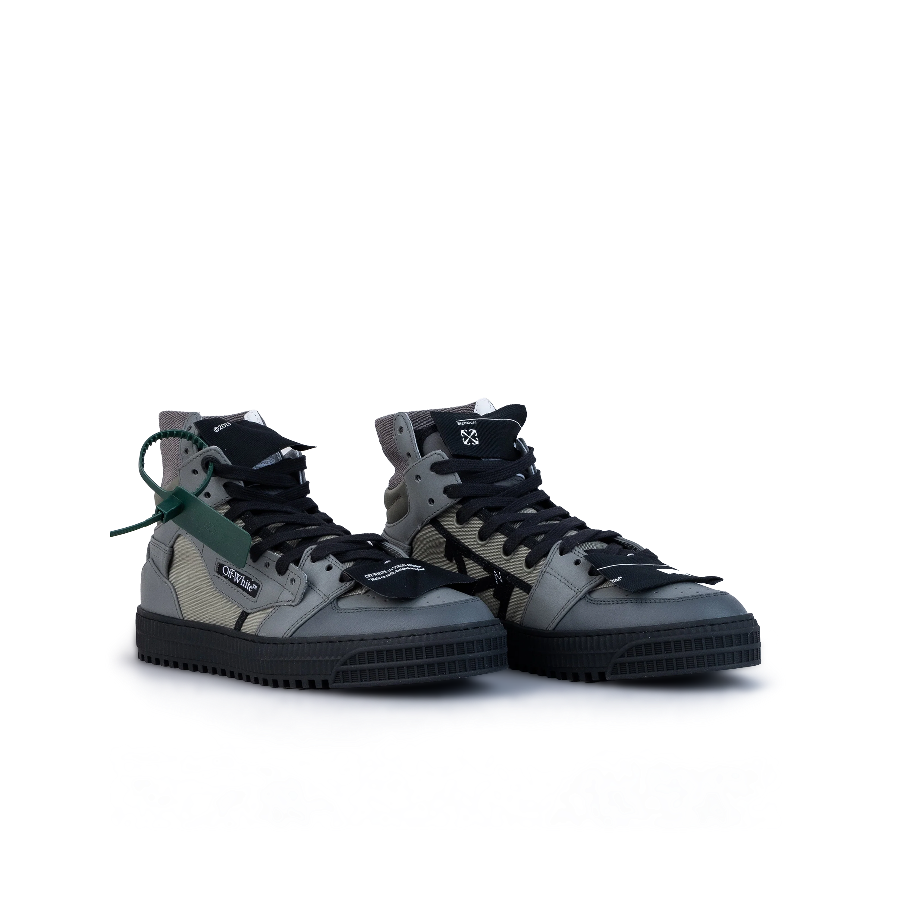 Sneakers High Top Gris Gris Off-White Off Court