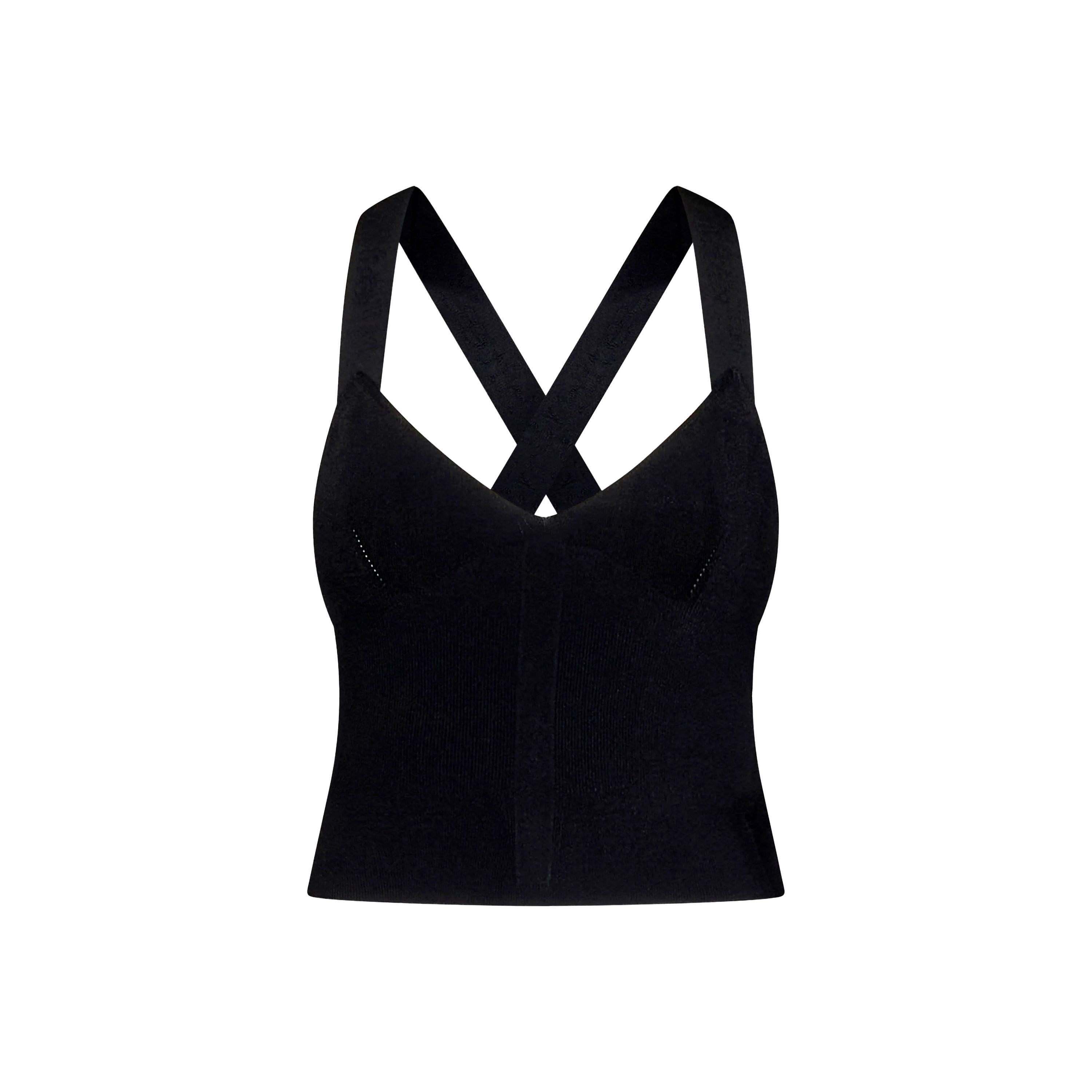 Top Negro Off-White Tank