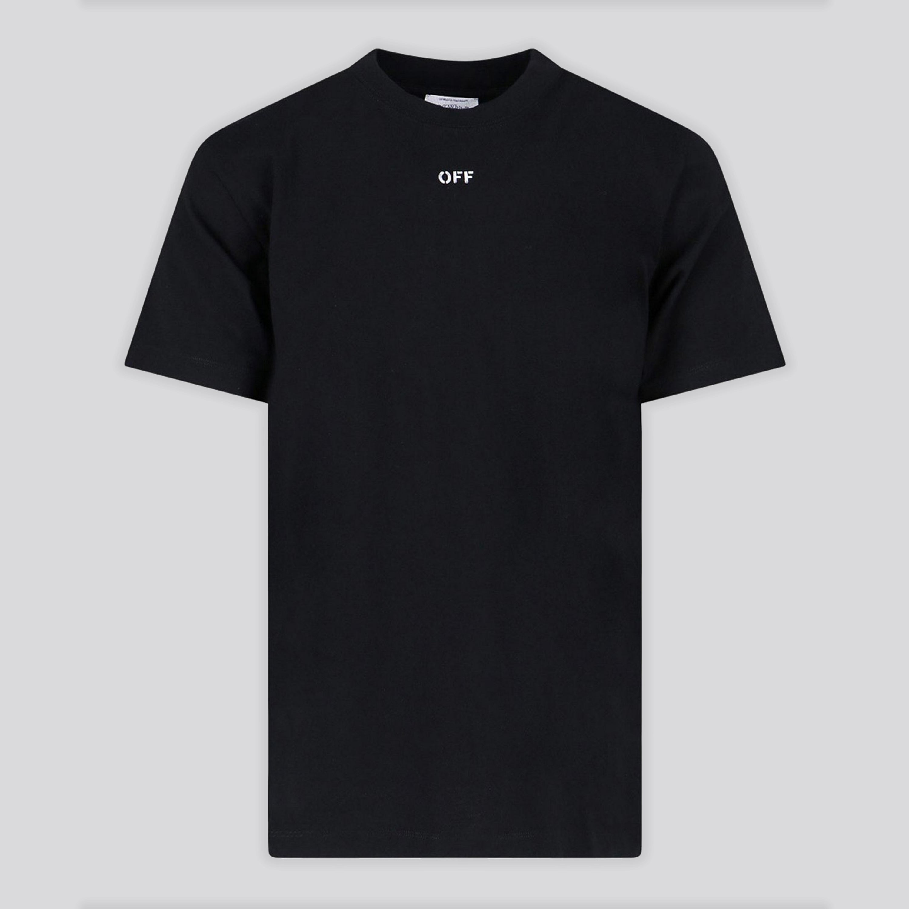 Camiseta Negra Off-White Off Stitch