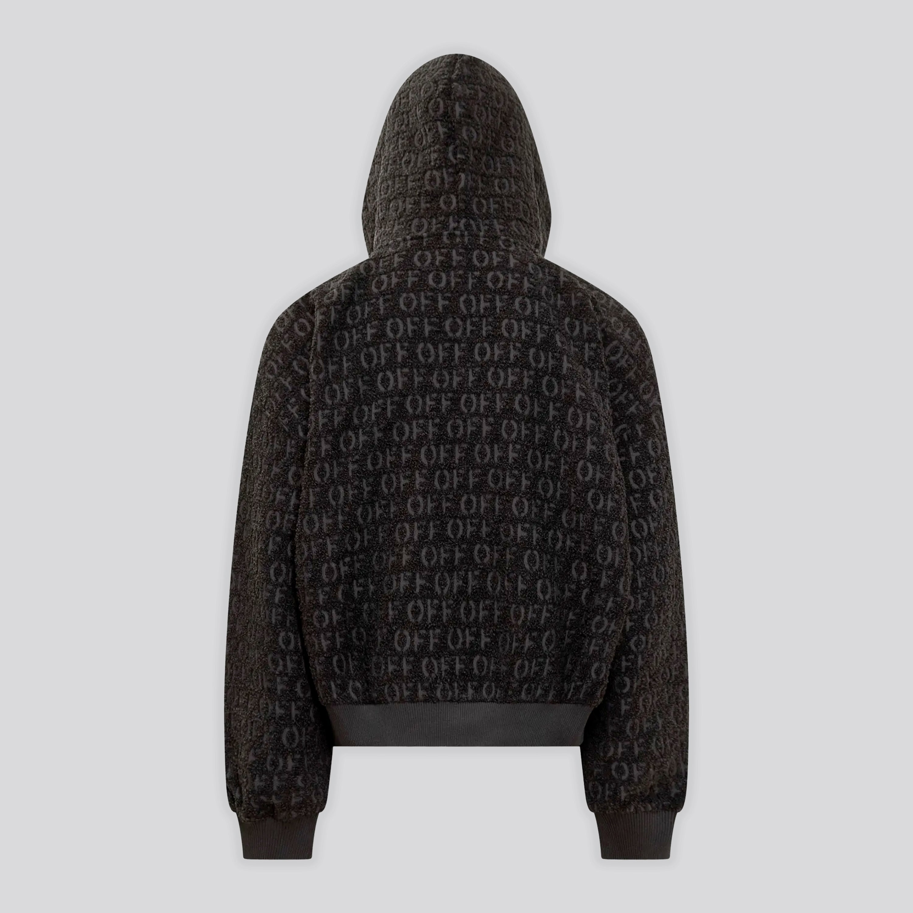 Buzo Tipo Hoodie Negro Off-White Off Multilogo