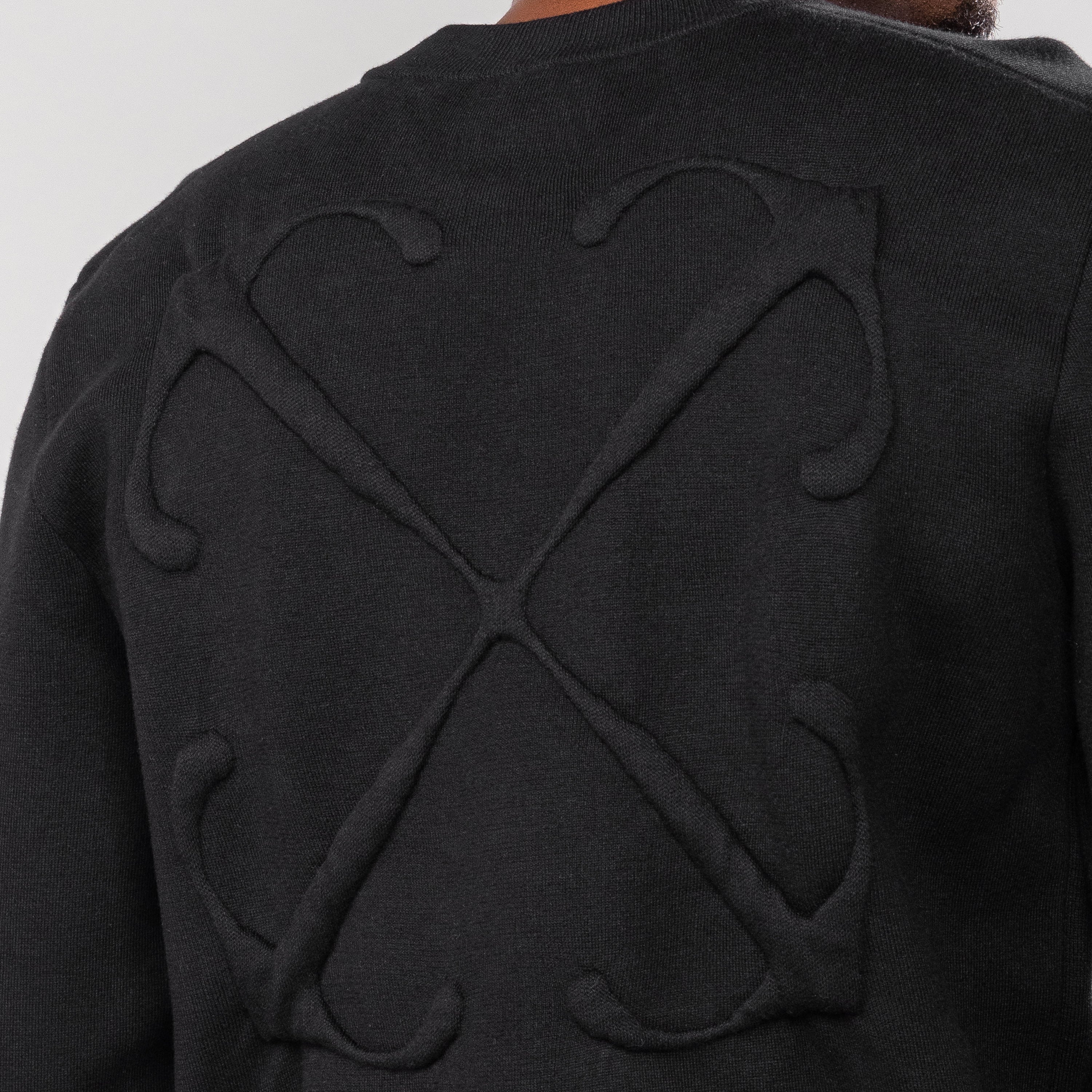 Suéter Negro Off-White 3D Arrow