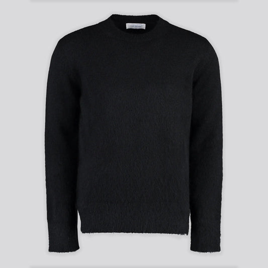 Buzo Negro Off-White Knit
