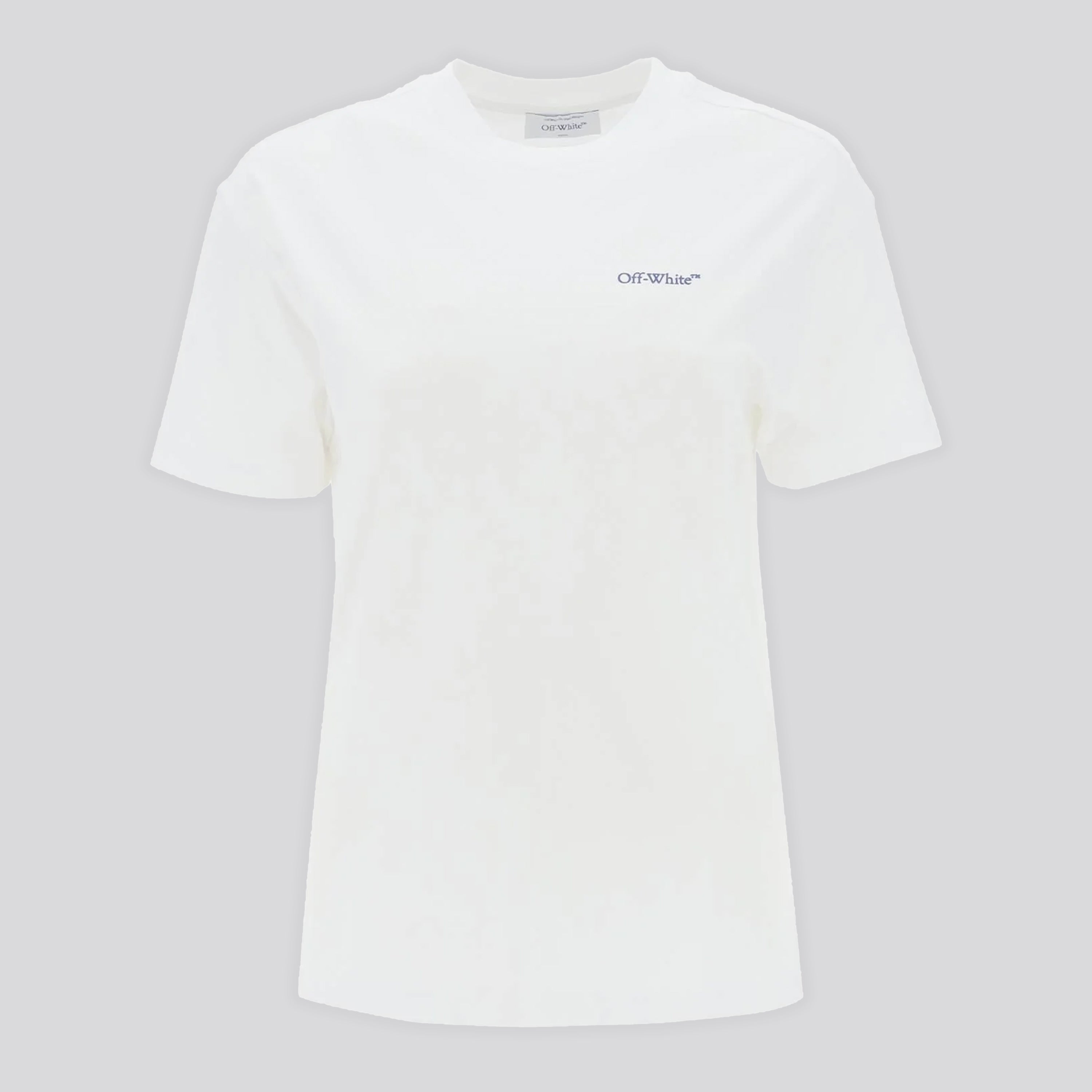 Camiseta Blanca Off-White Embr Diag