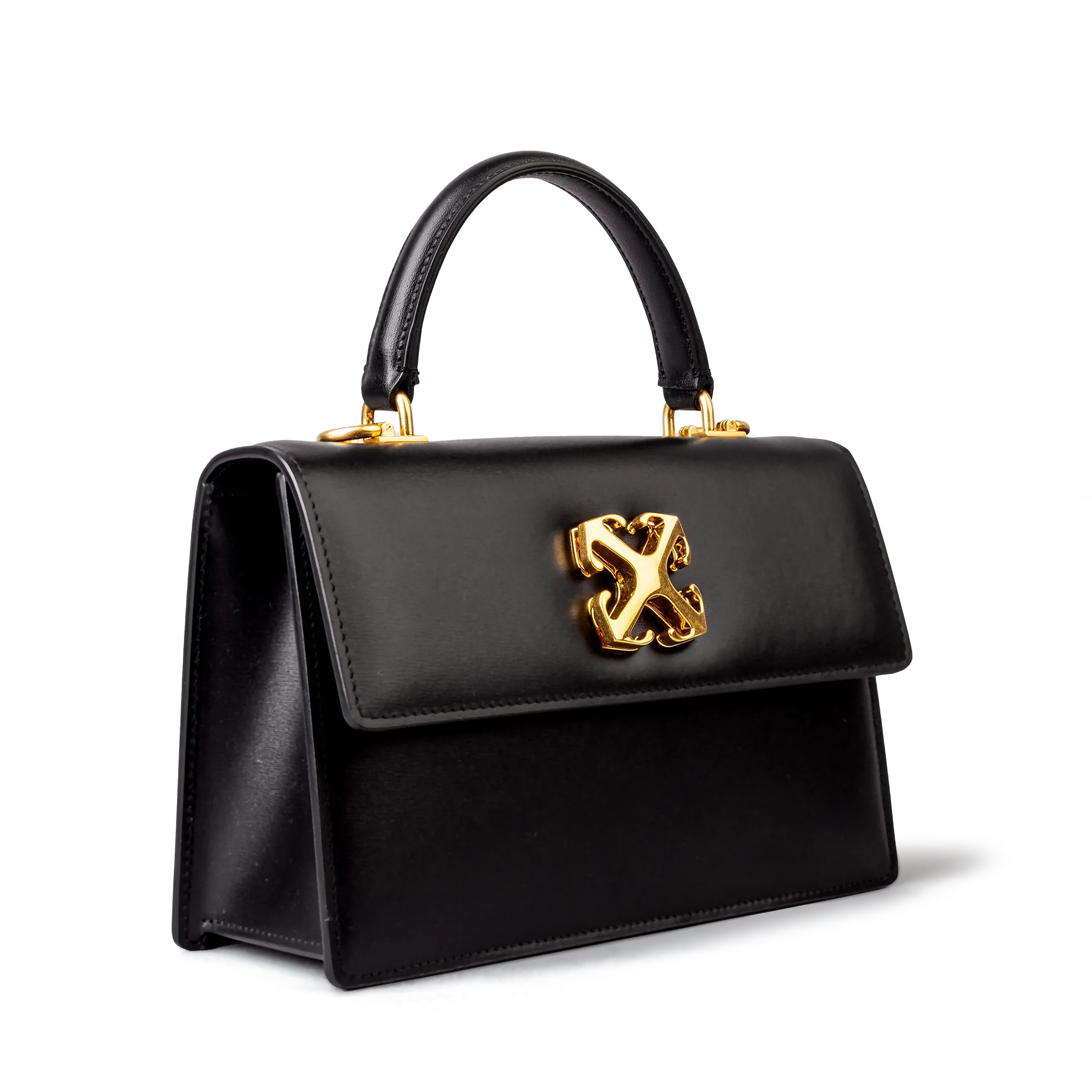 Cartera Negra Off-White itney 1.4 Top Handle Chain