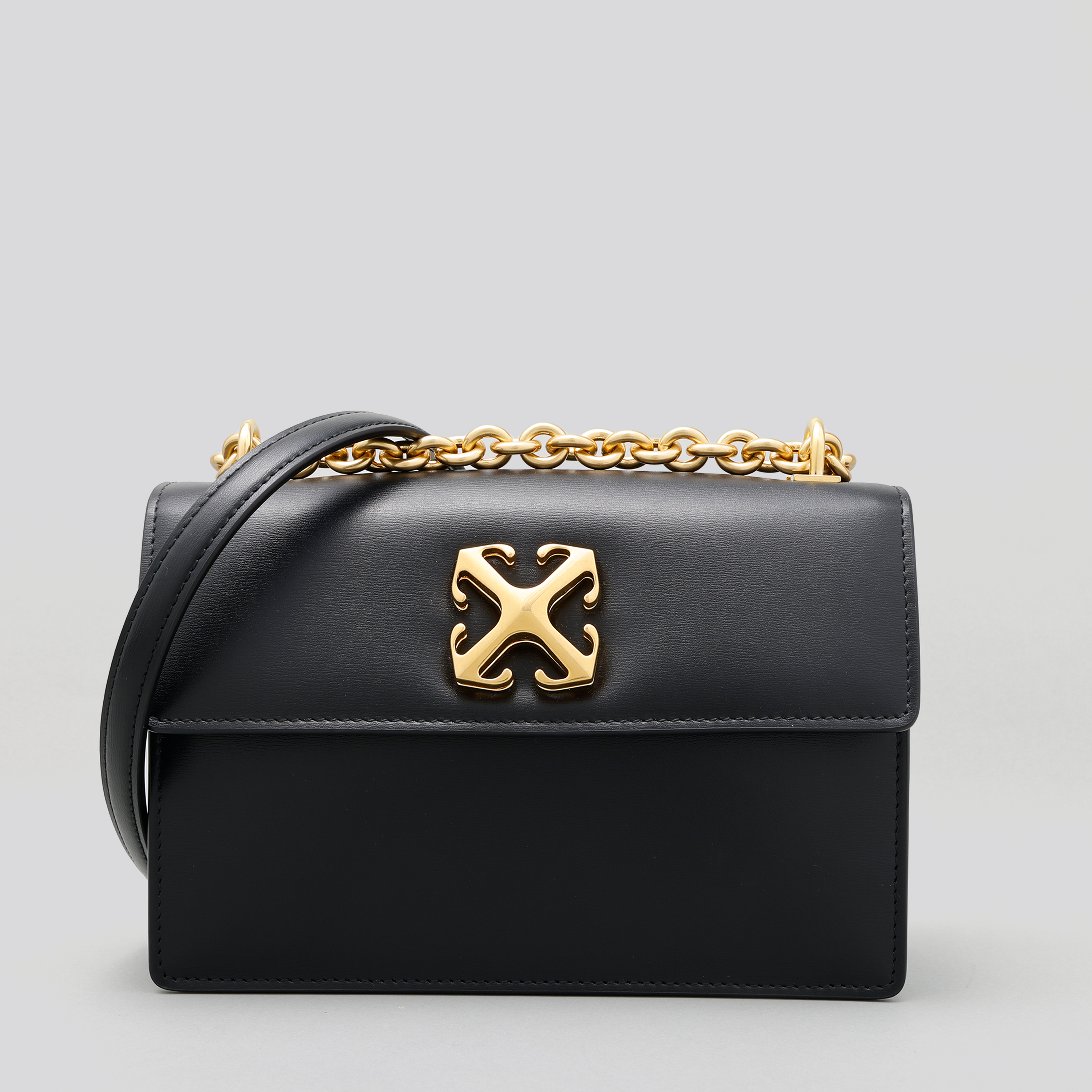 Cartera Negra Off-White Jitney 2.0 Shoulder Chain