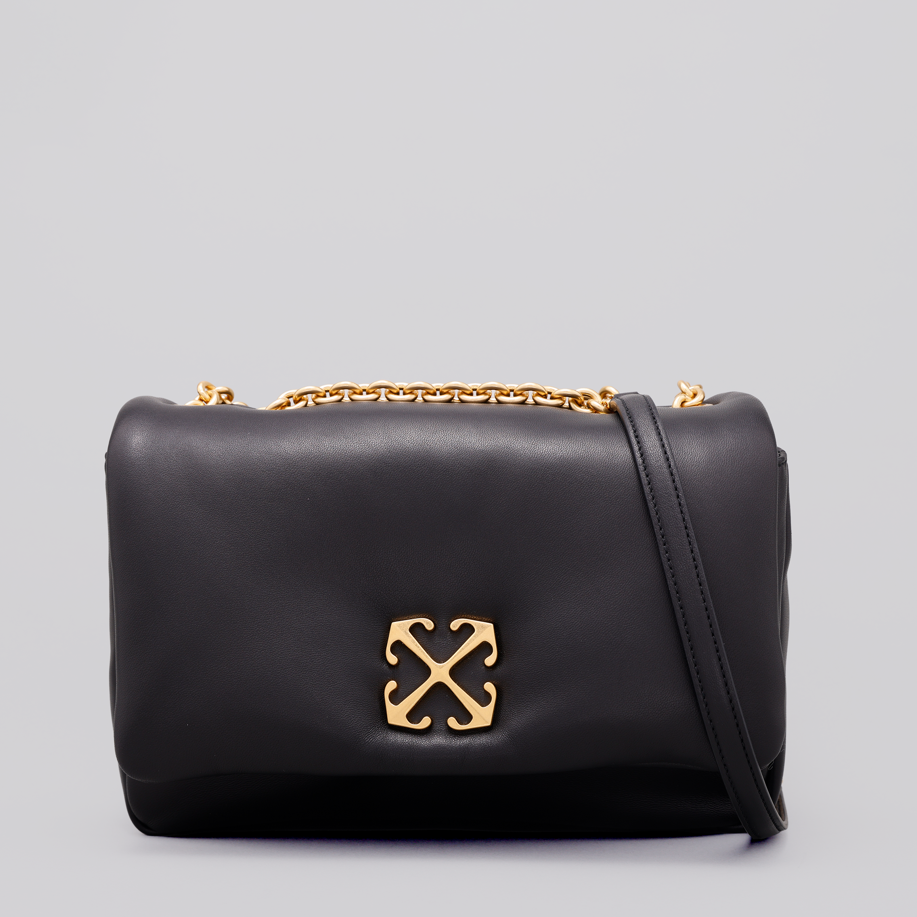 Cartera Negra Off-White Jitney Puffer Nappa