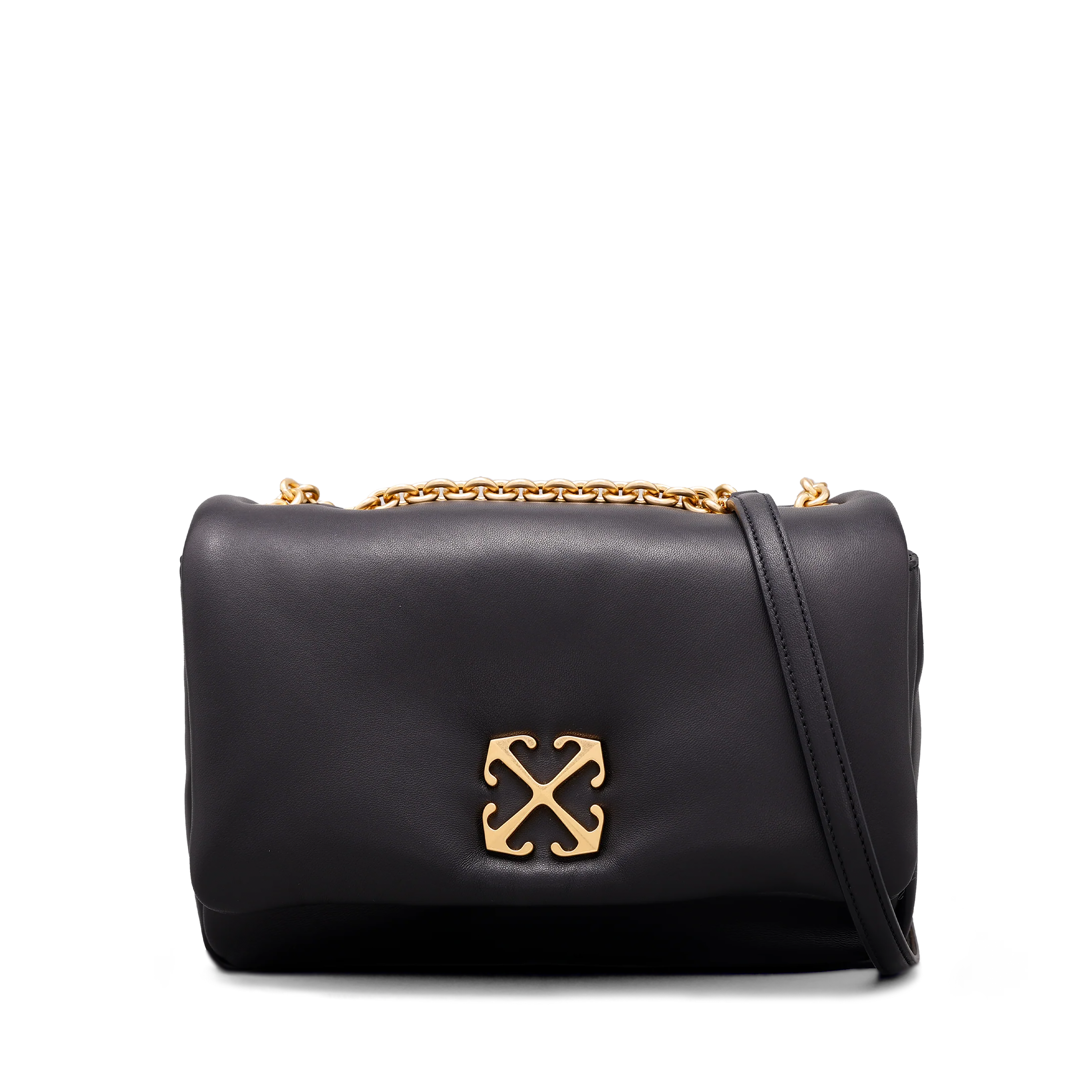 Cartera Negra Off-White Jitney Puffer Nappa