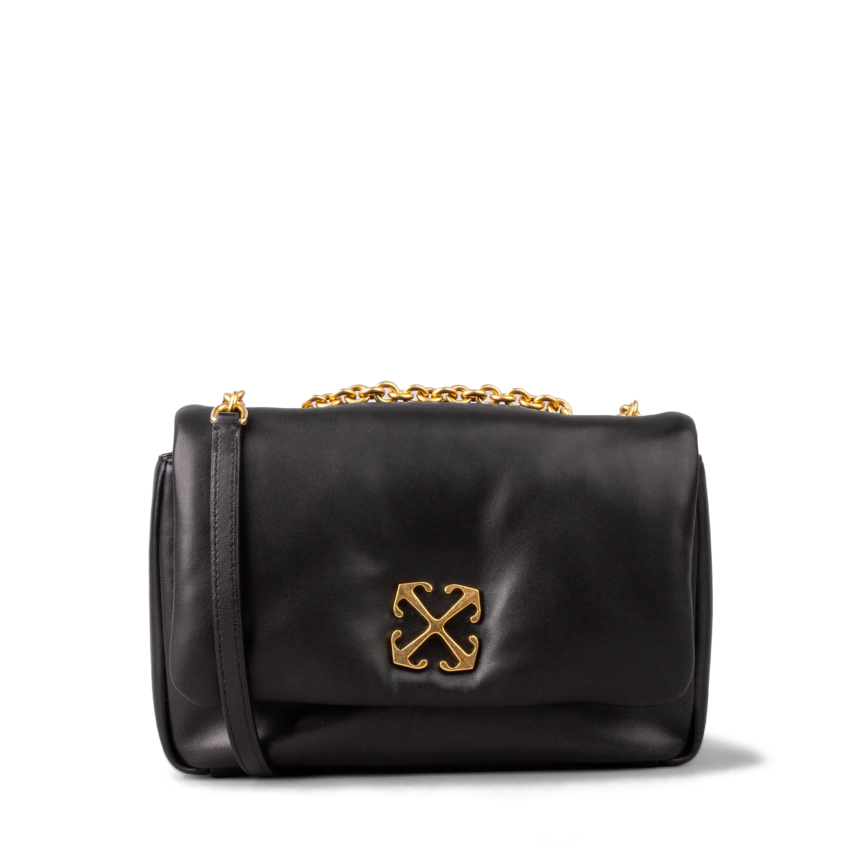 Cartera Negra Off-White Jitney Puffer Nappa