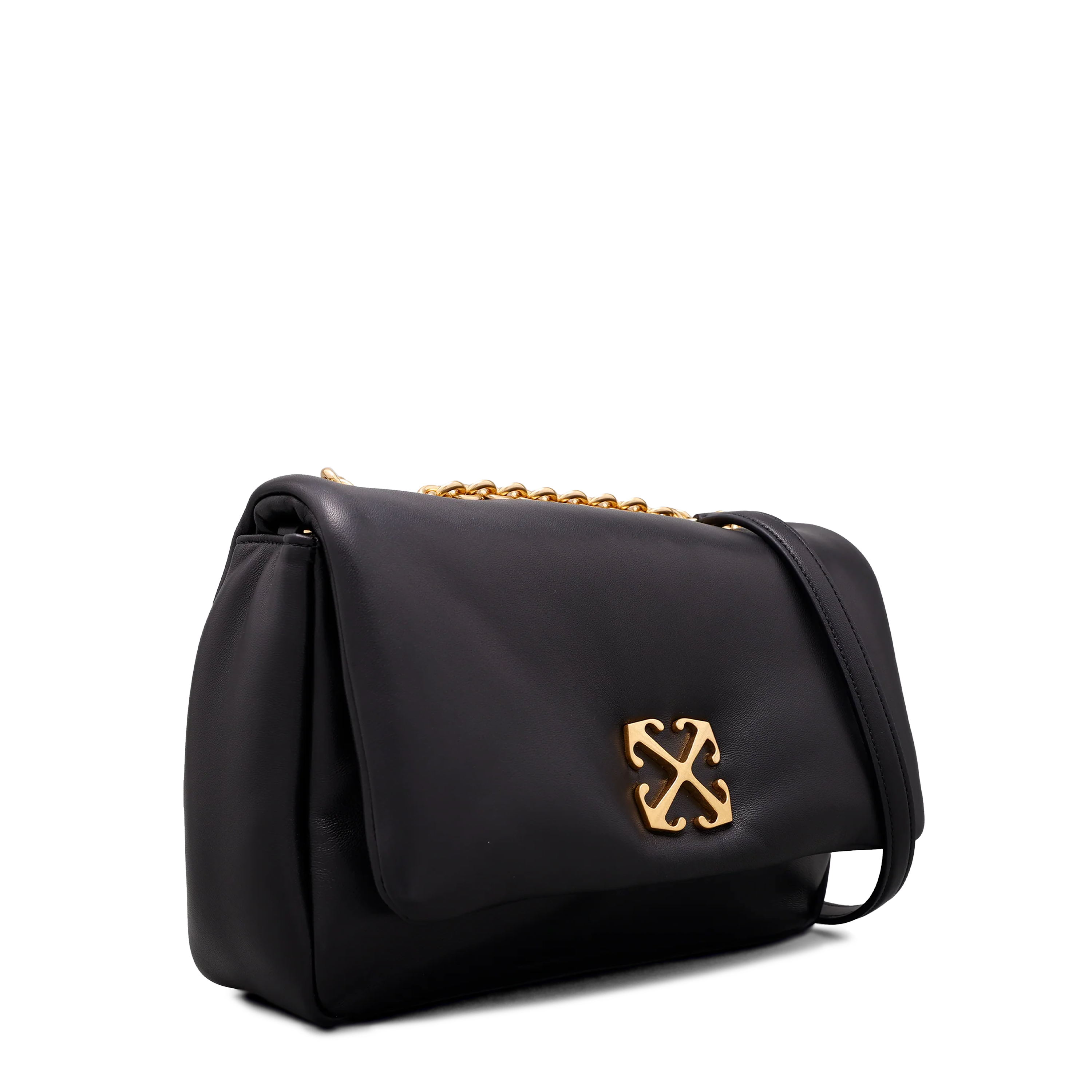 Cartera Negra Off-White Jitney Puffer Nappa