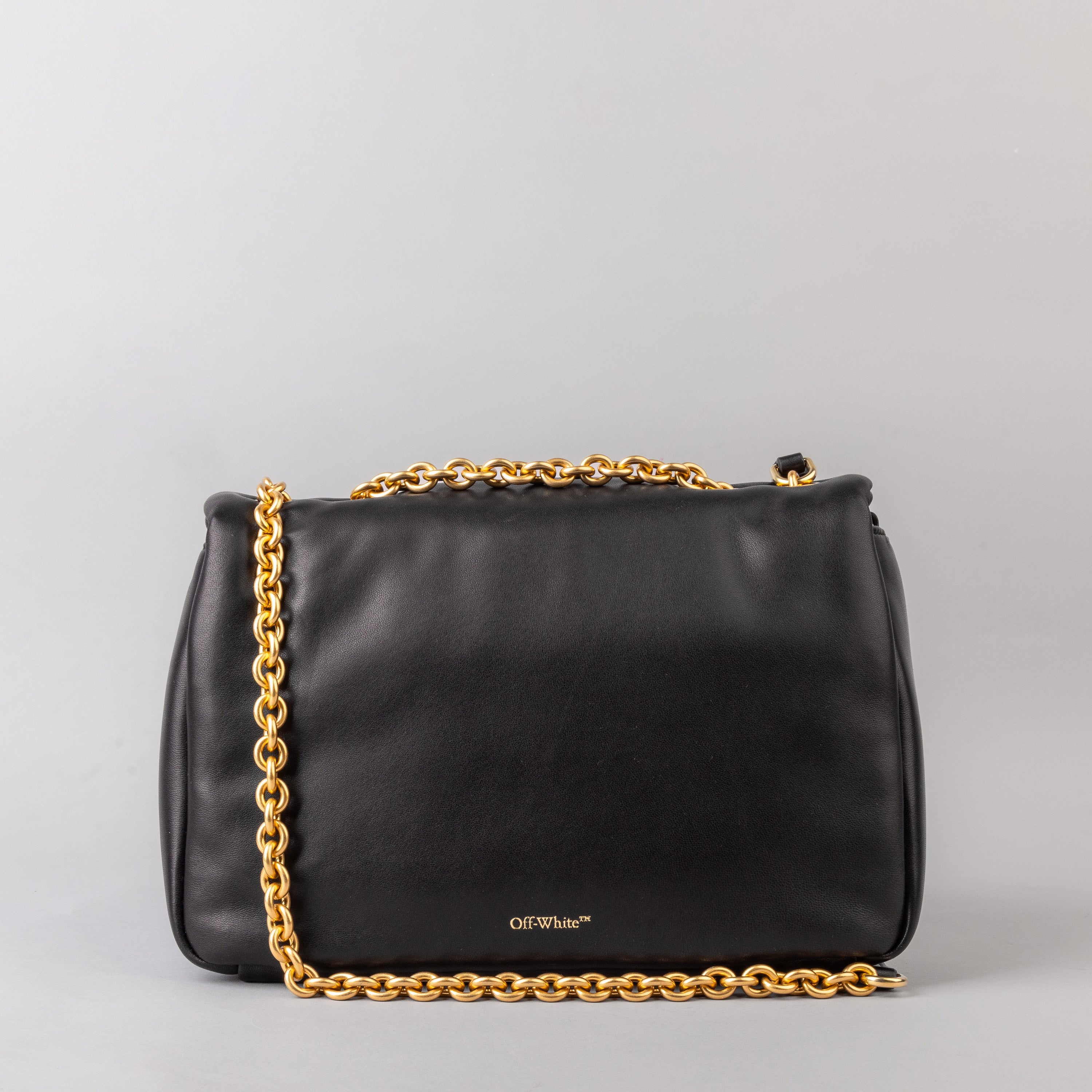 Cartera Negra Off-White Jitney Puffer Nappa