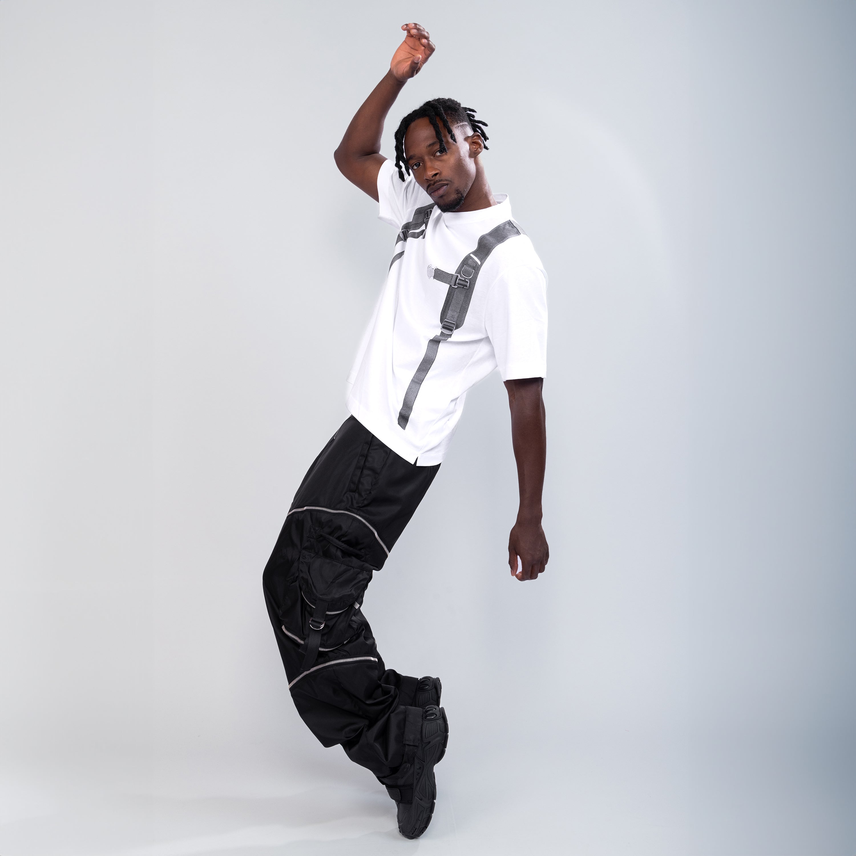 Camiseta Blanca Off-White Backpack Skate