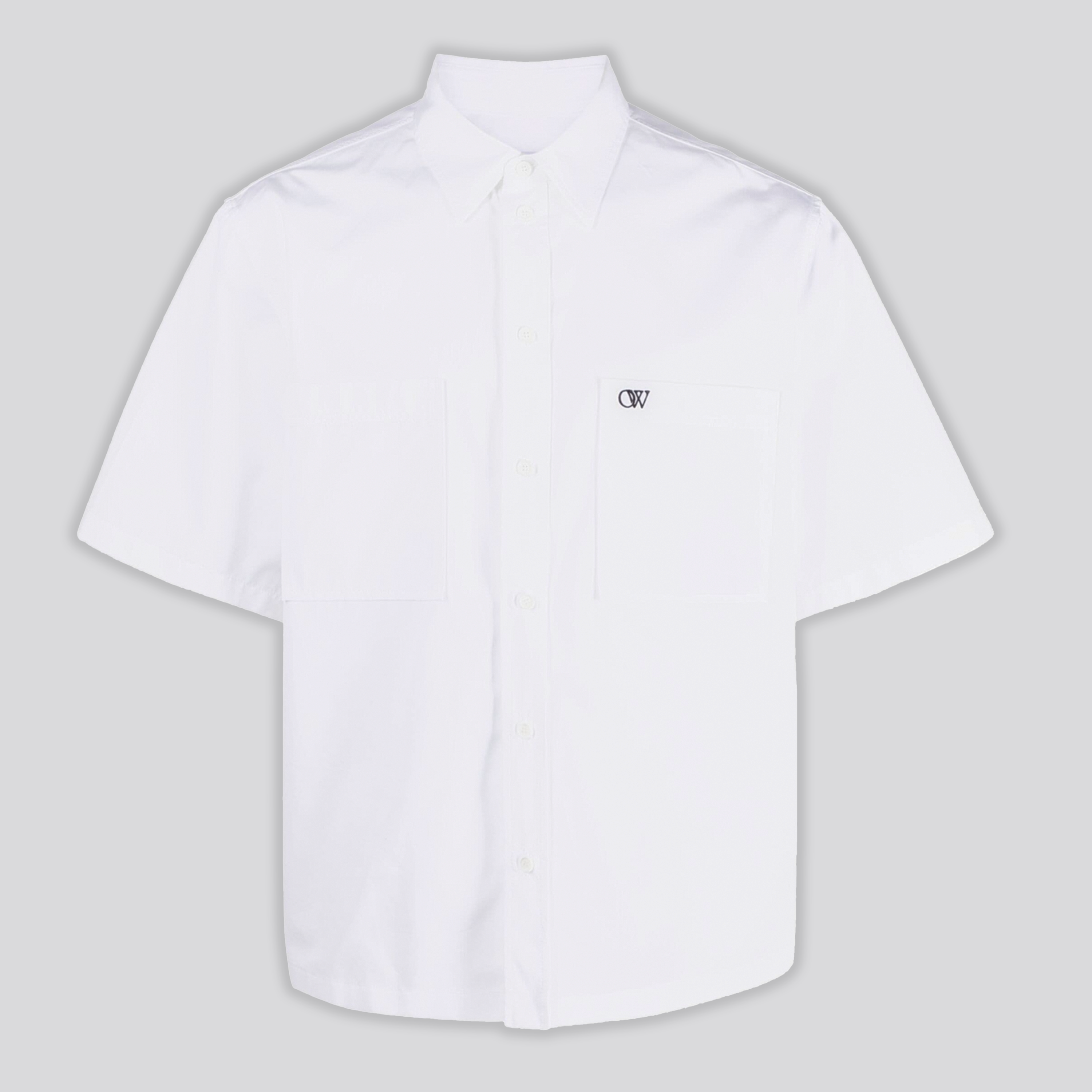 Camisa Blanca Off-White OW Emb Summer Heavycot