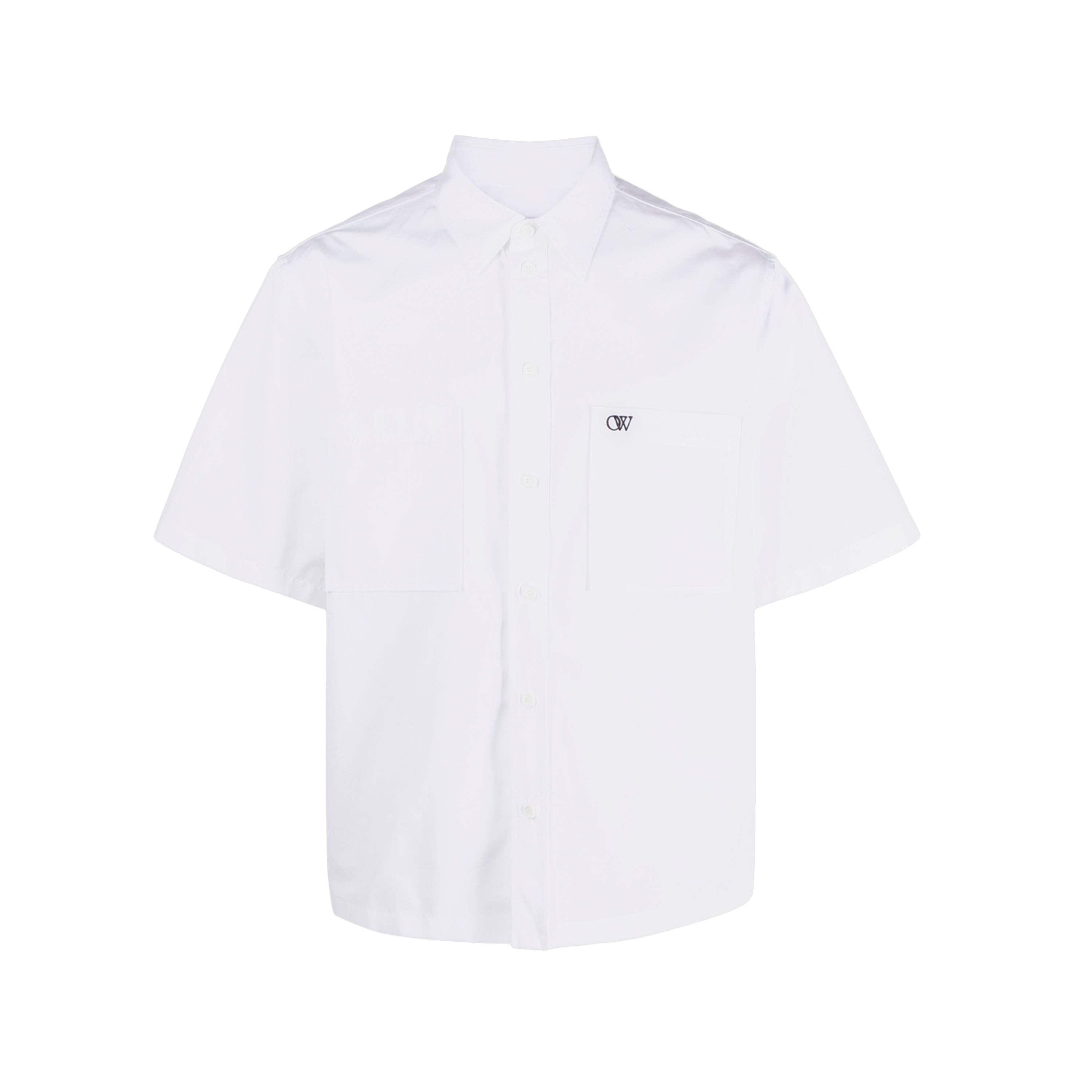 Camisa Blanca Off-White OW Emb Summer Heavycot