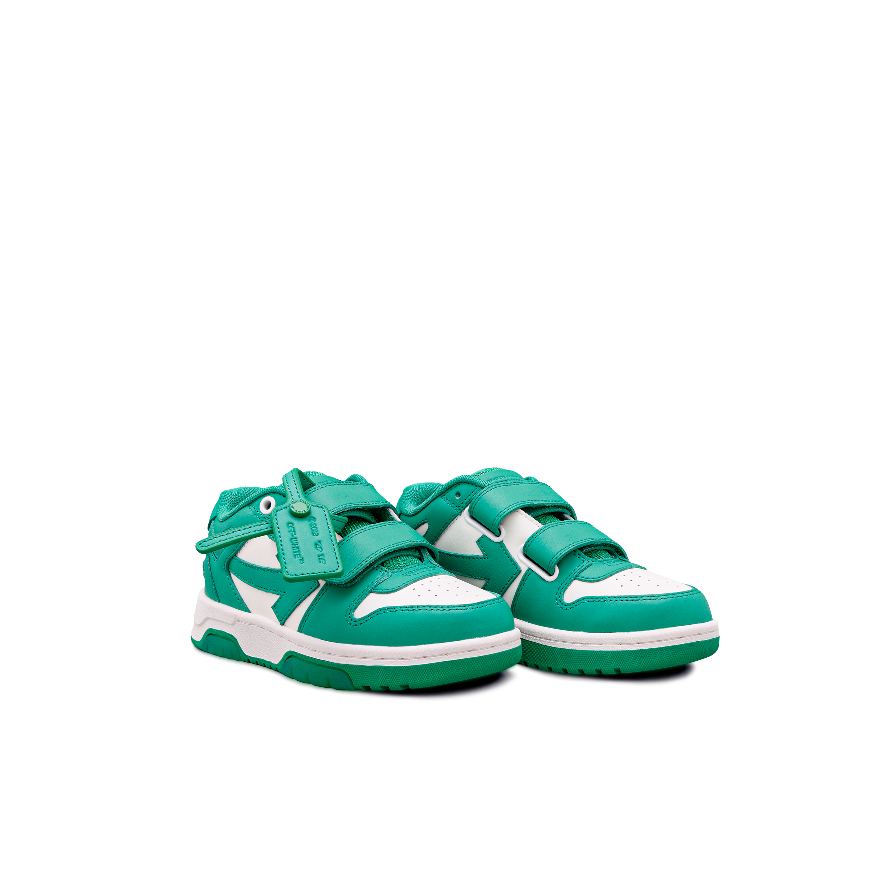 Sneakers Verde Off-White Kids "OOO"