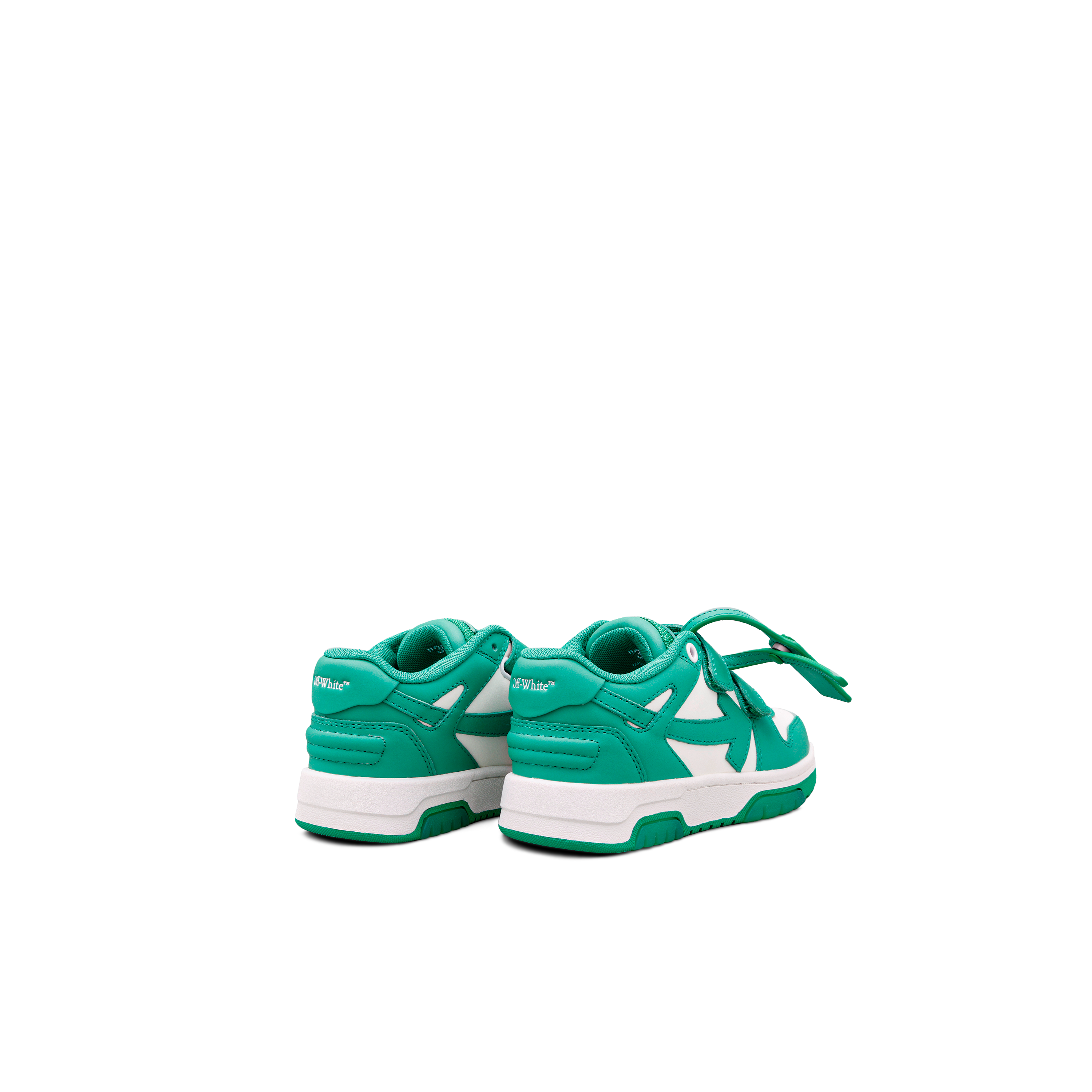 Sneakers Verde Off-White Kids "OOO"