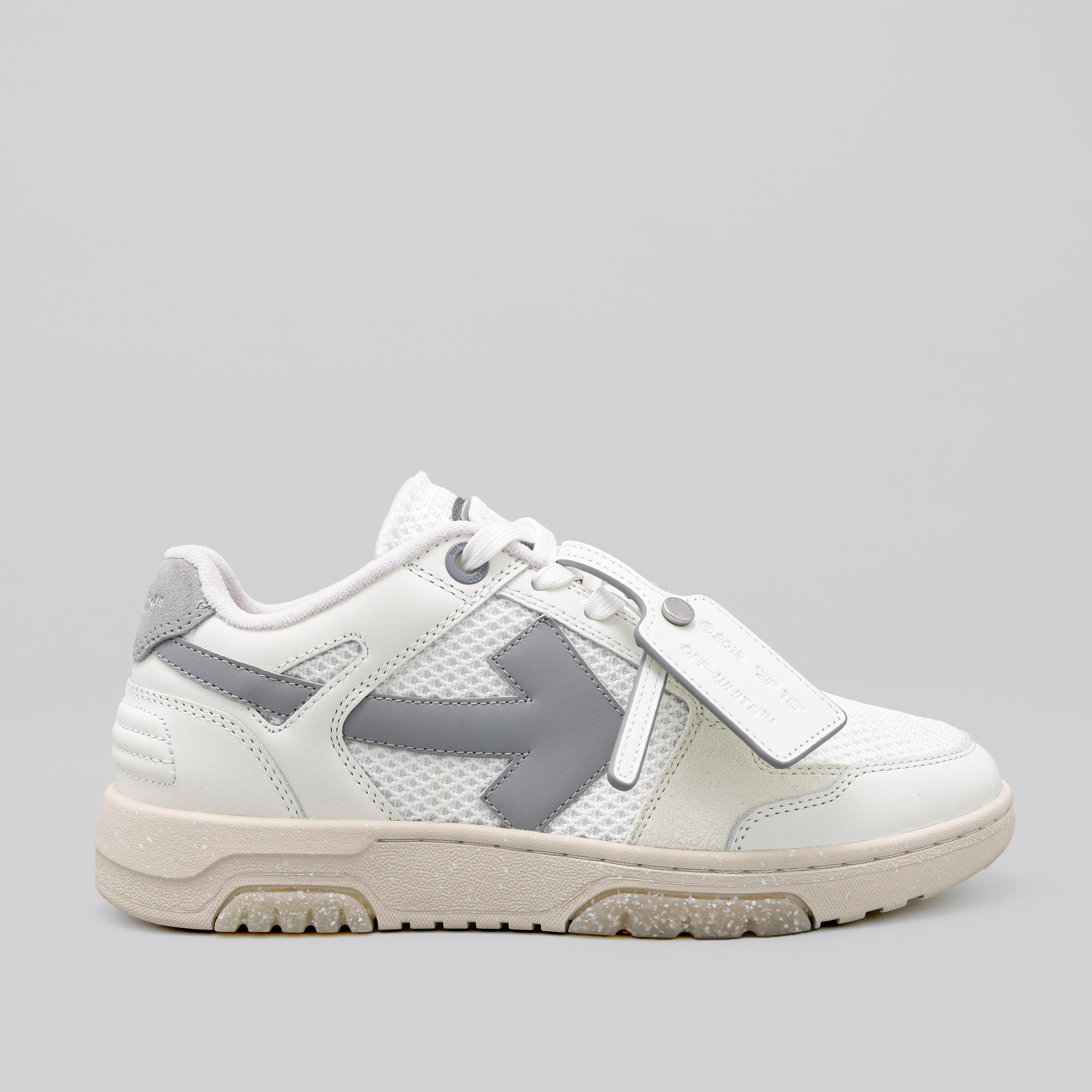 Sneakers Blancos Gris Ceniza Off-White Slim Out