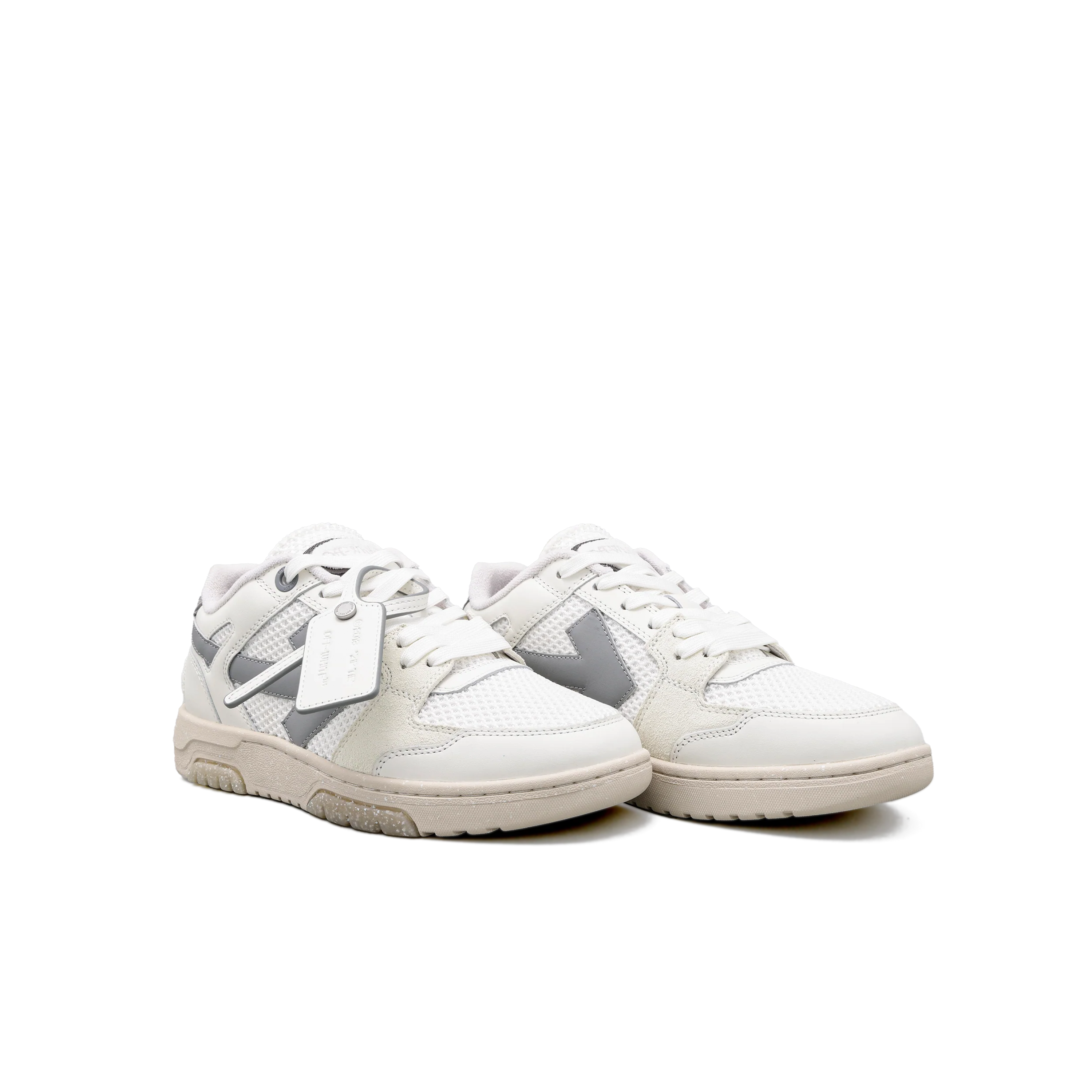 Sneakers Blancos Gris Ceniza Off-White Slim Out