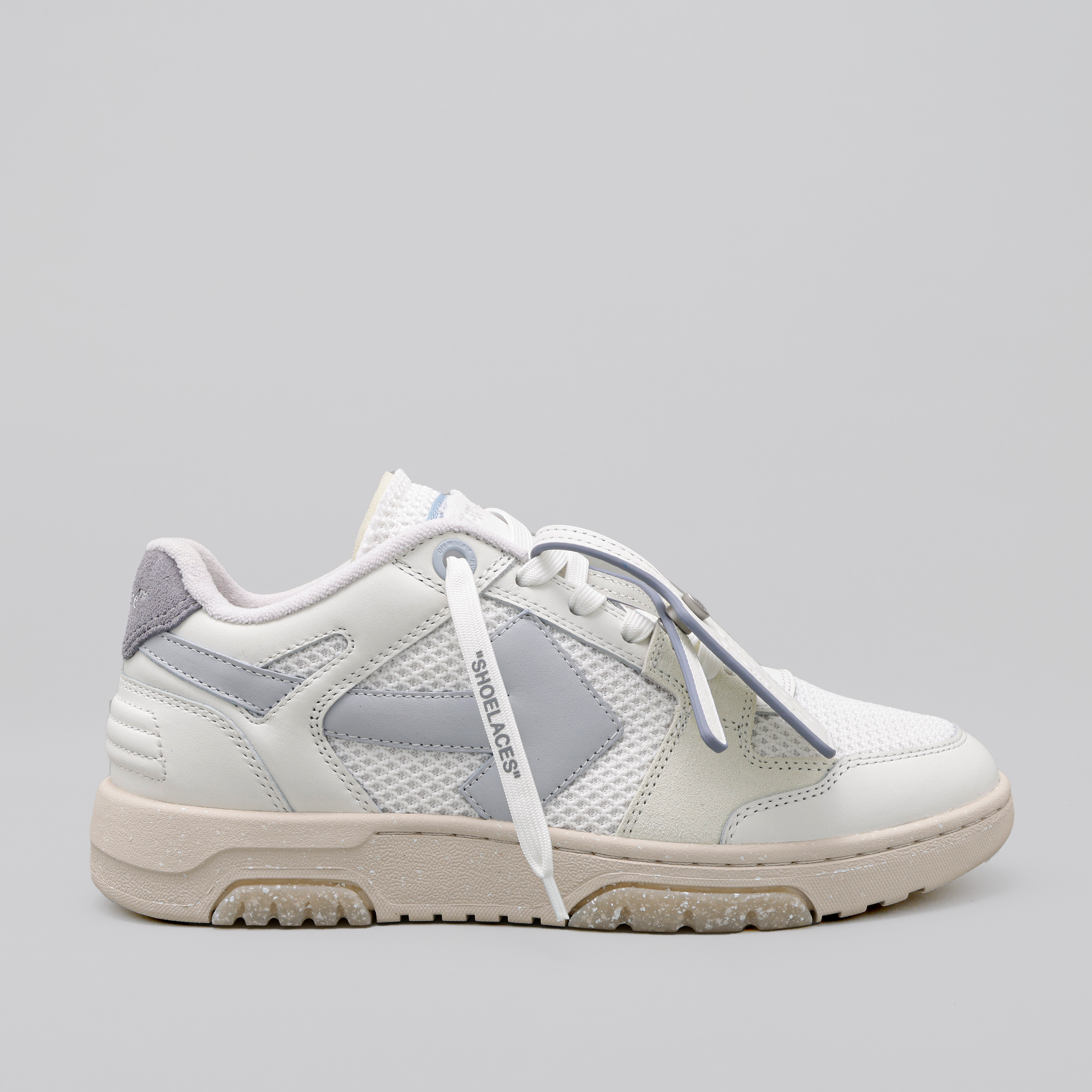 Sneakers Blancos Gris Ceniza Off-White Slim Out