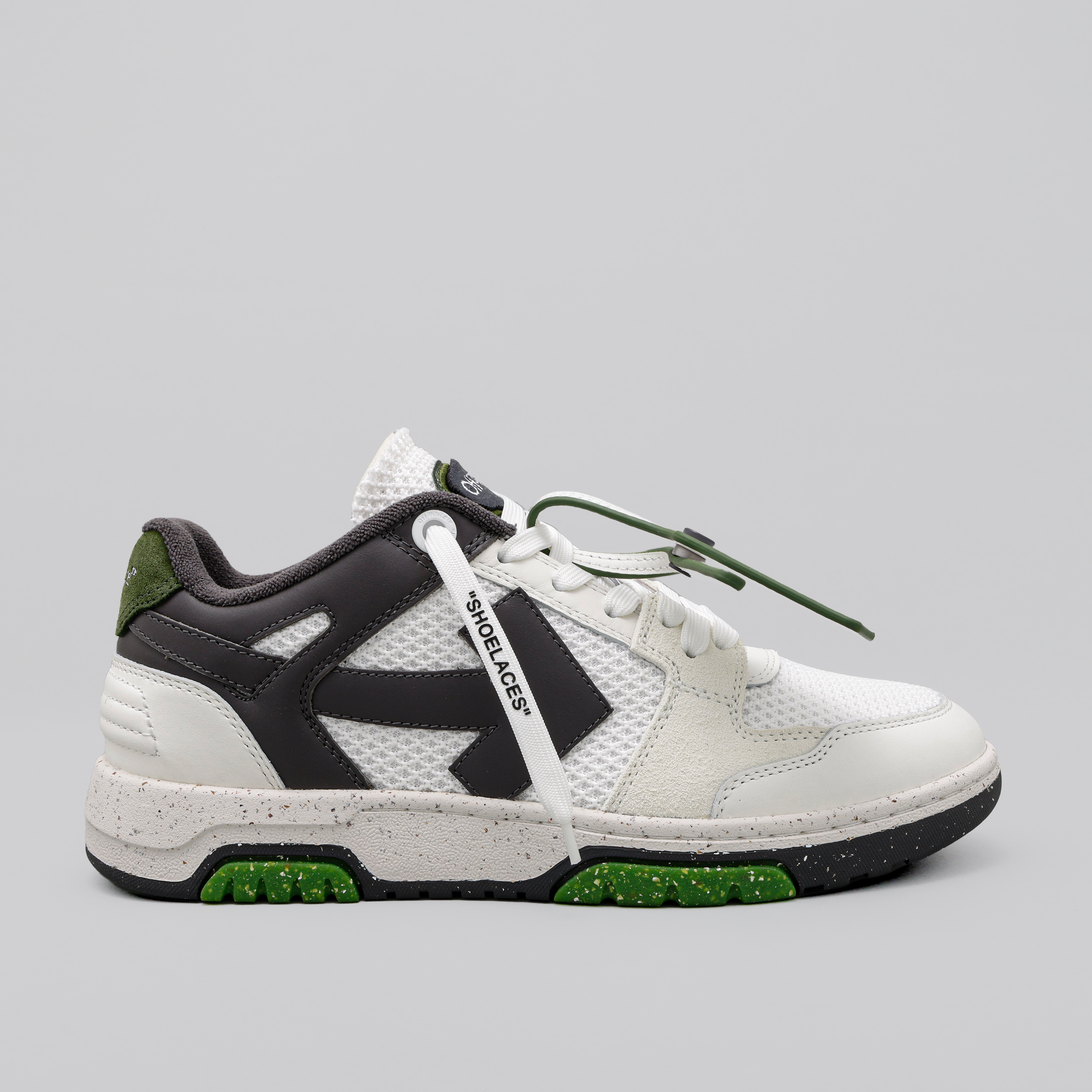 Sneakers Blancos Off-White Verde Slim Out