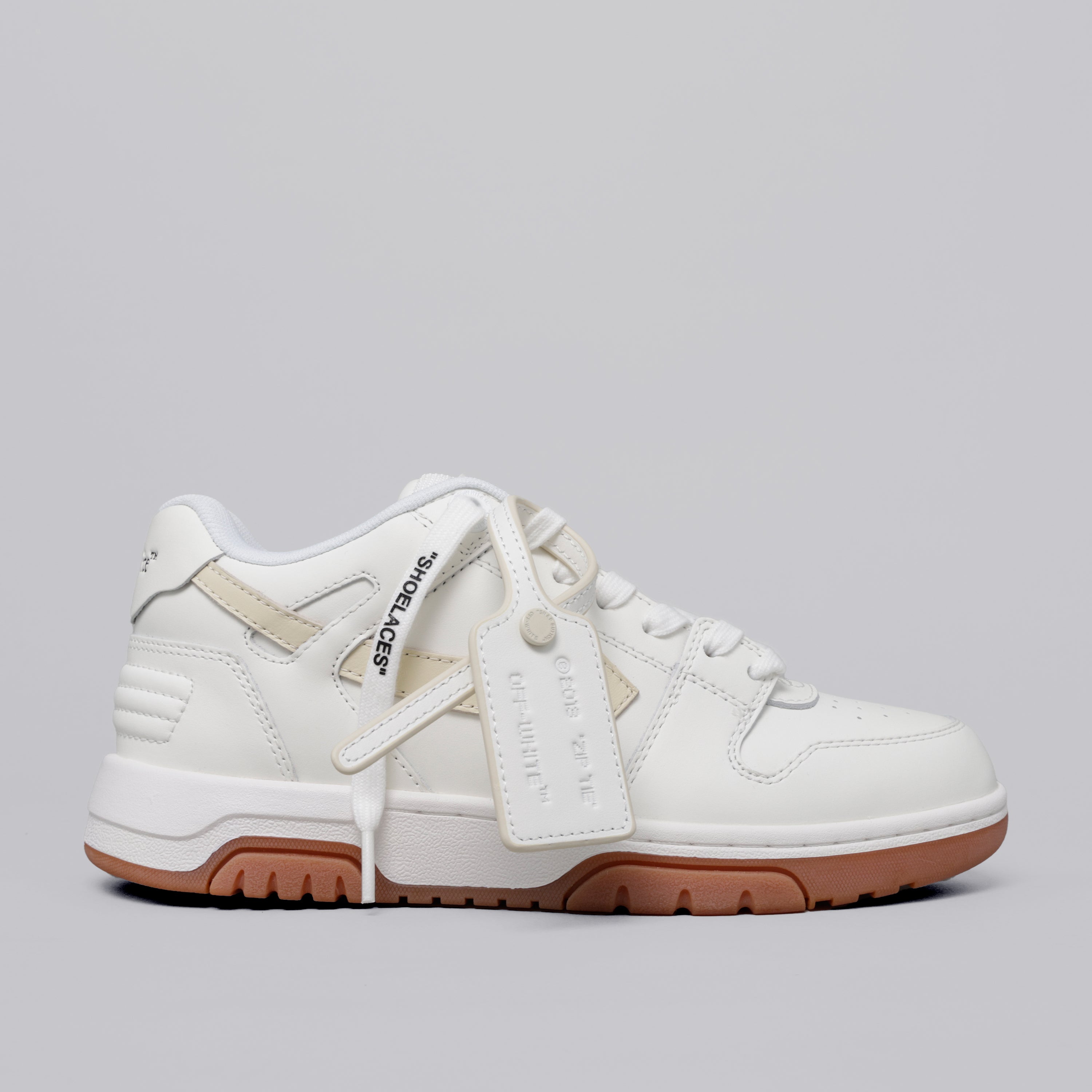 Sneakers Blanco Off-White Beige "OOO"