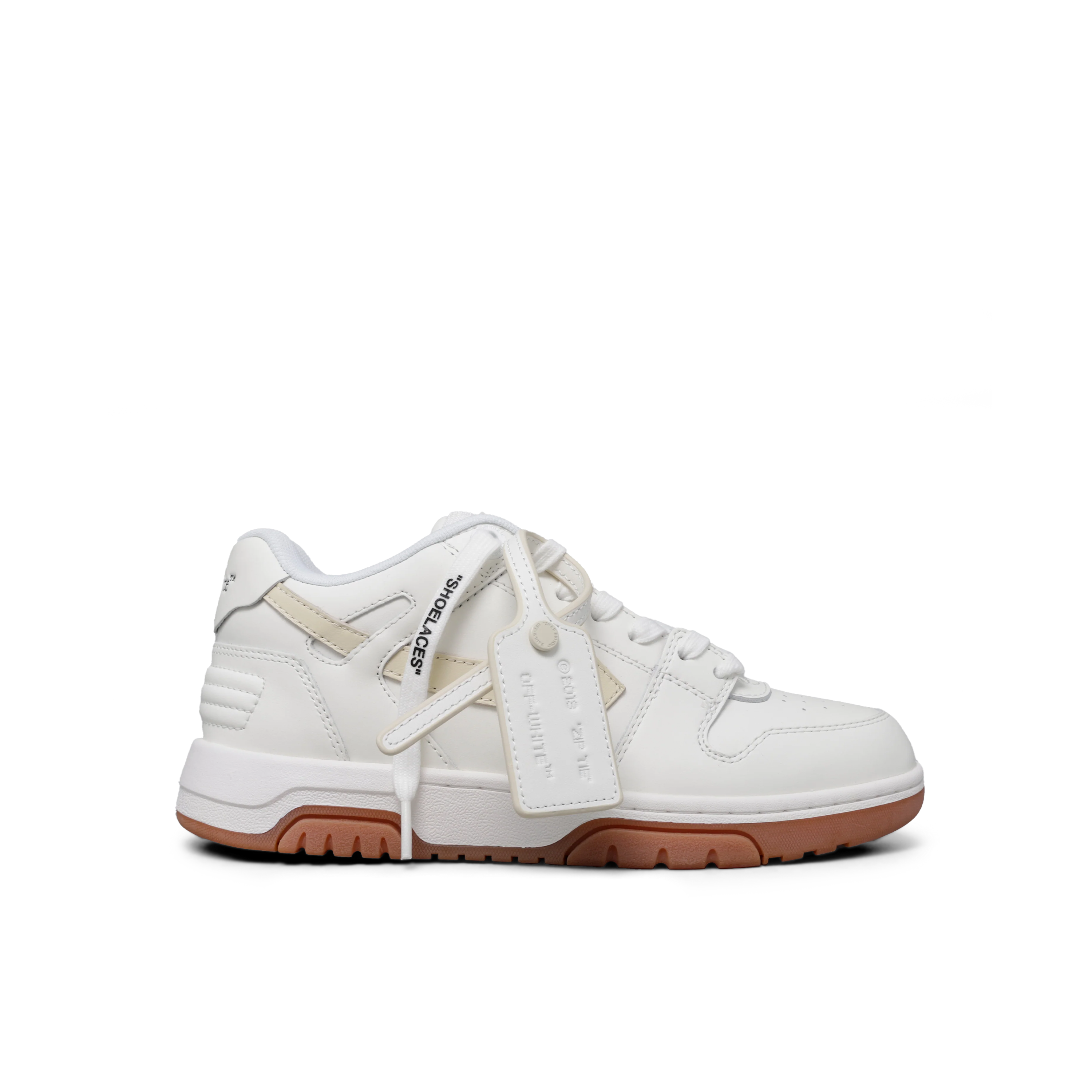 Sneakers Blanco Off-White Beige "OOO"