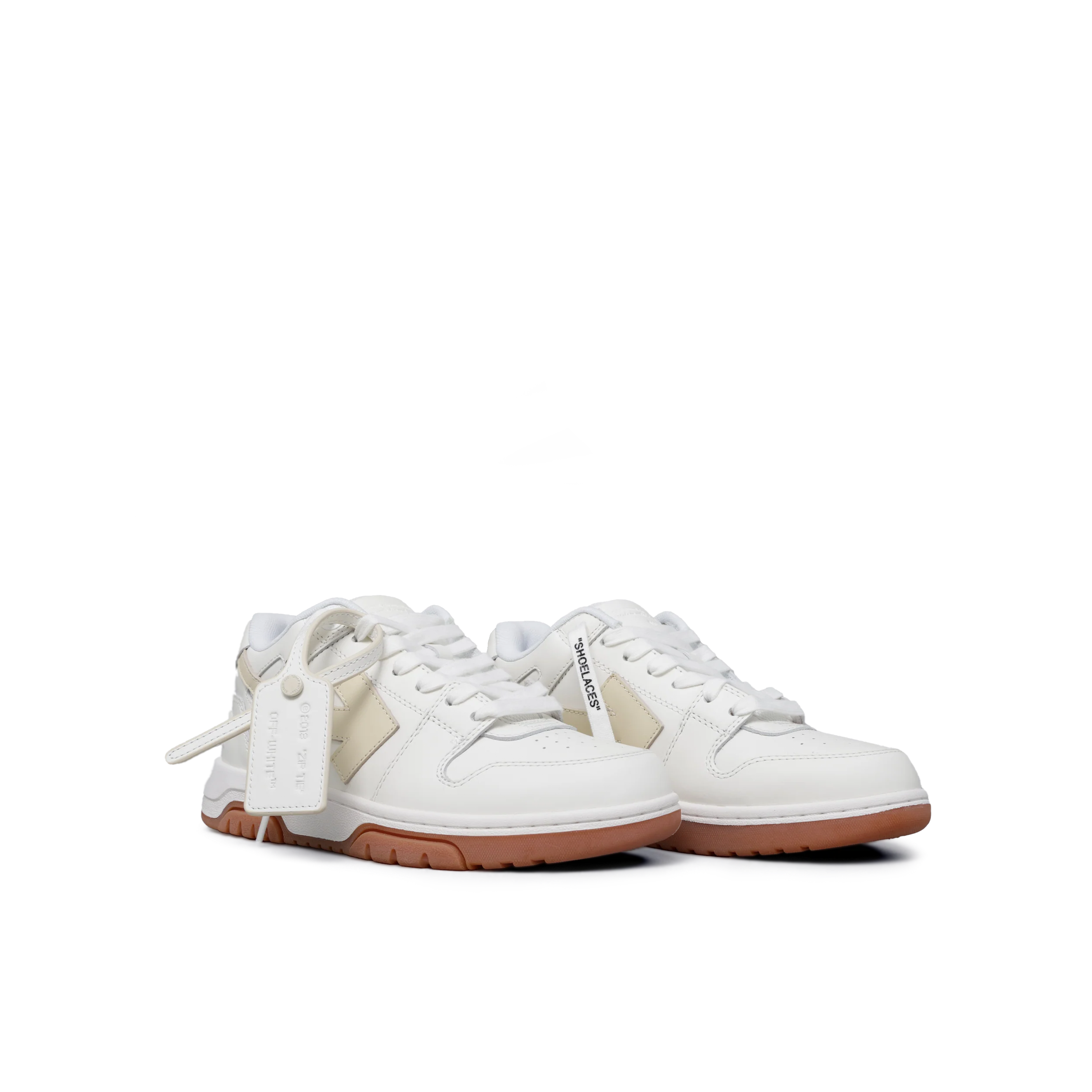 Sneakers Blanco Off-White Beige "OOO"