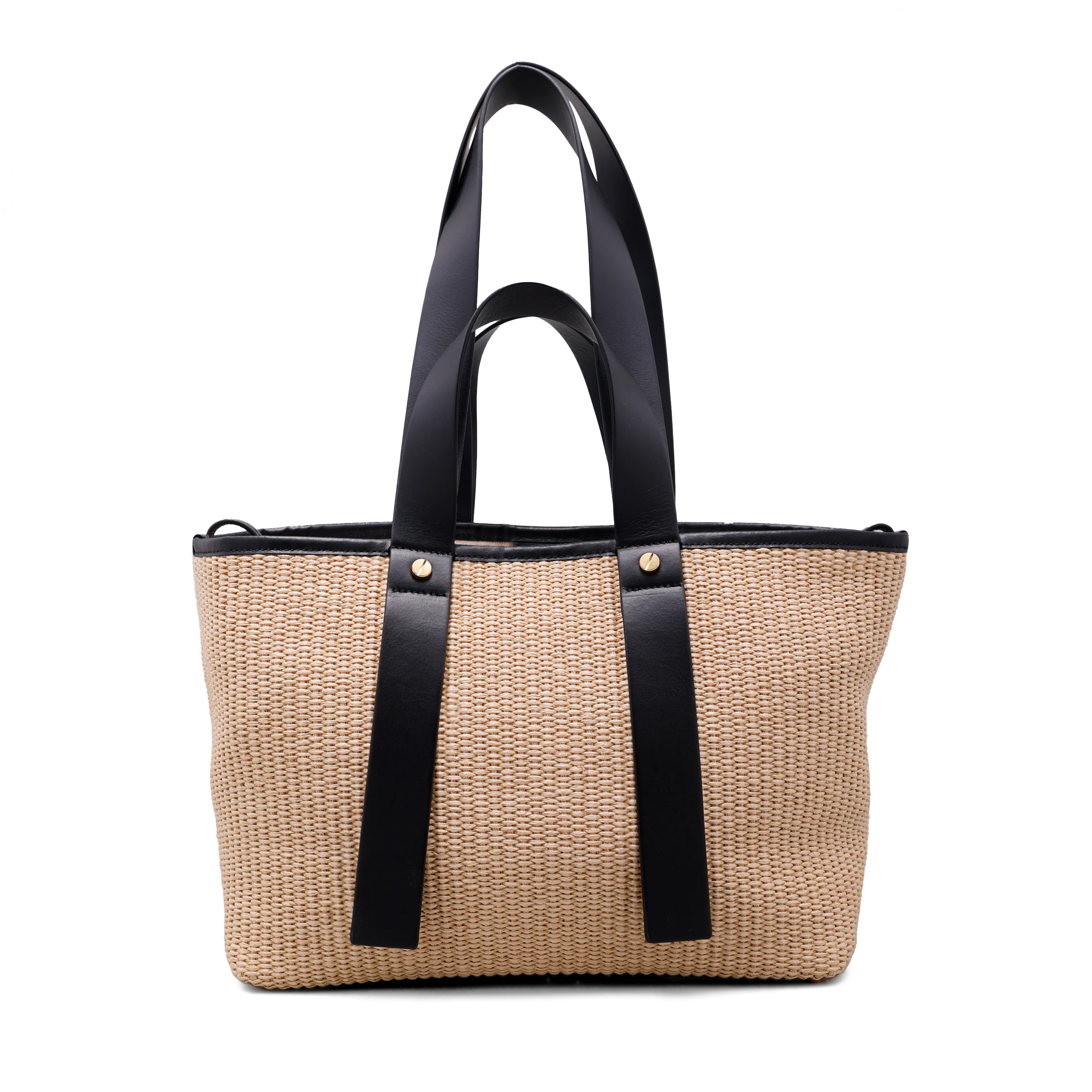 Cartera Beige Off-White Rafia