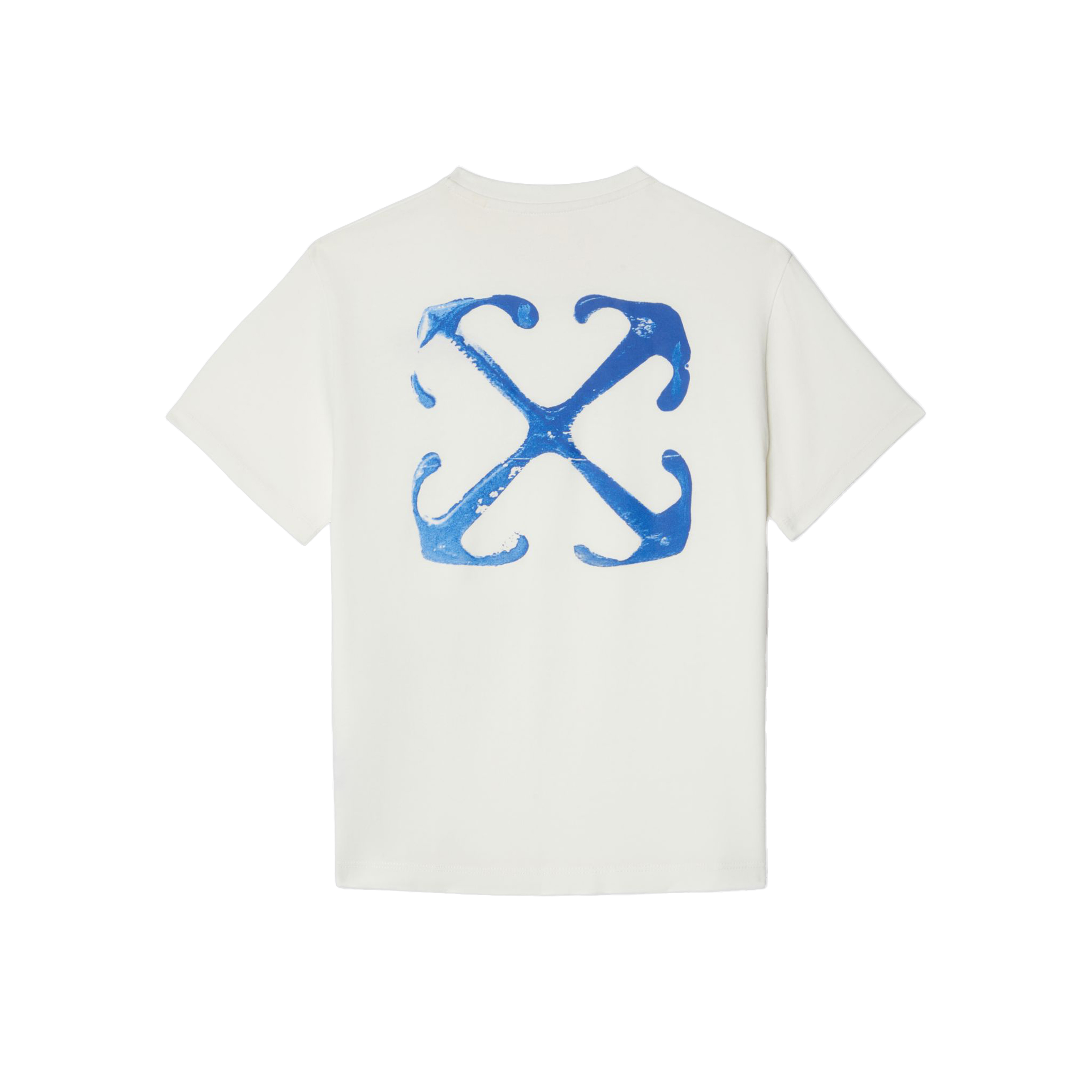 Camiseta Blanca Off-White Kids Paint Graphic