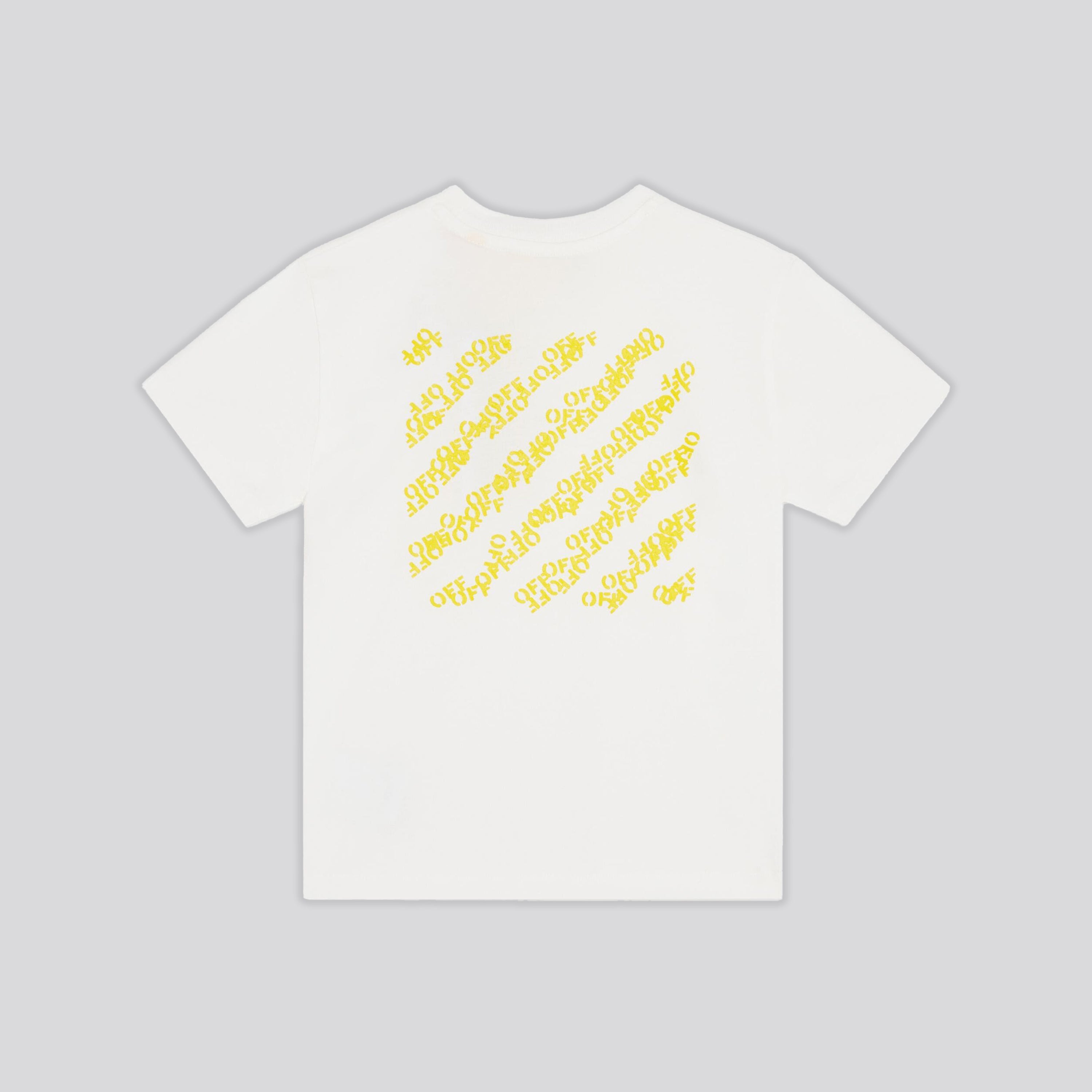 Camiseta Blanca Off-White Kids Multi Off Stamp