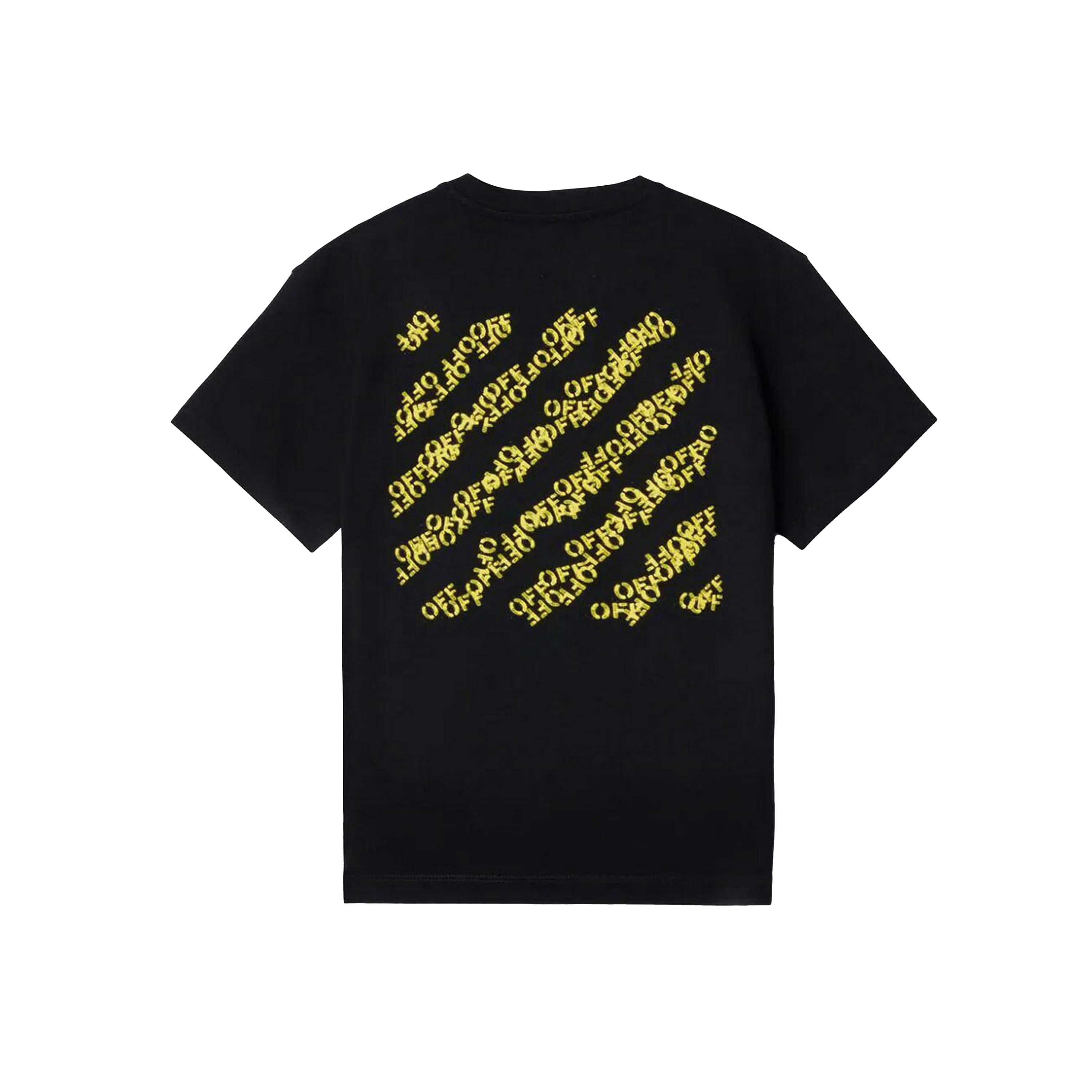 Camiseta Negra Off-White Kids Multi Off Stamp
