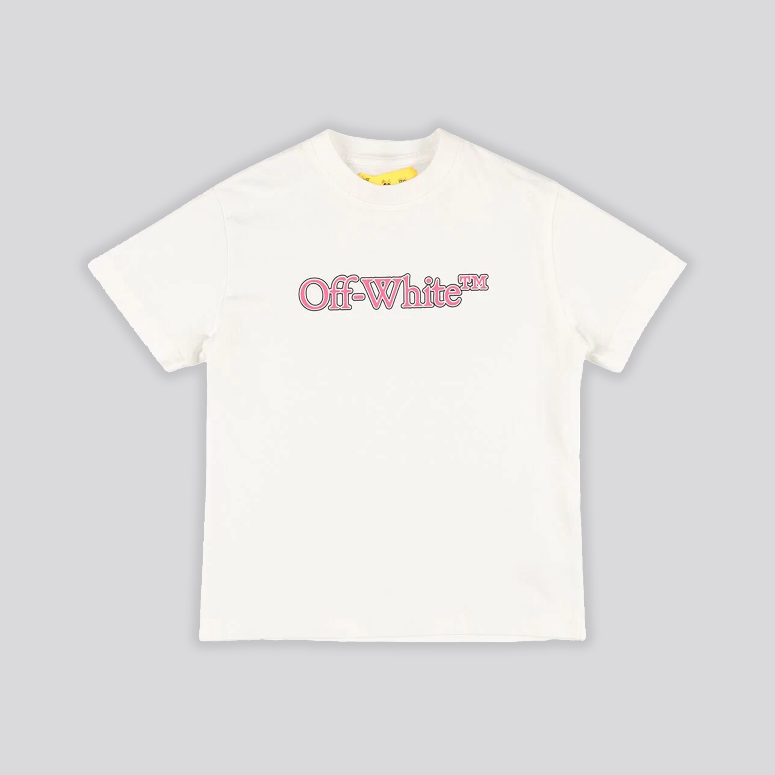 Camiseta Blanca Off-White Kids Big Bookish