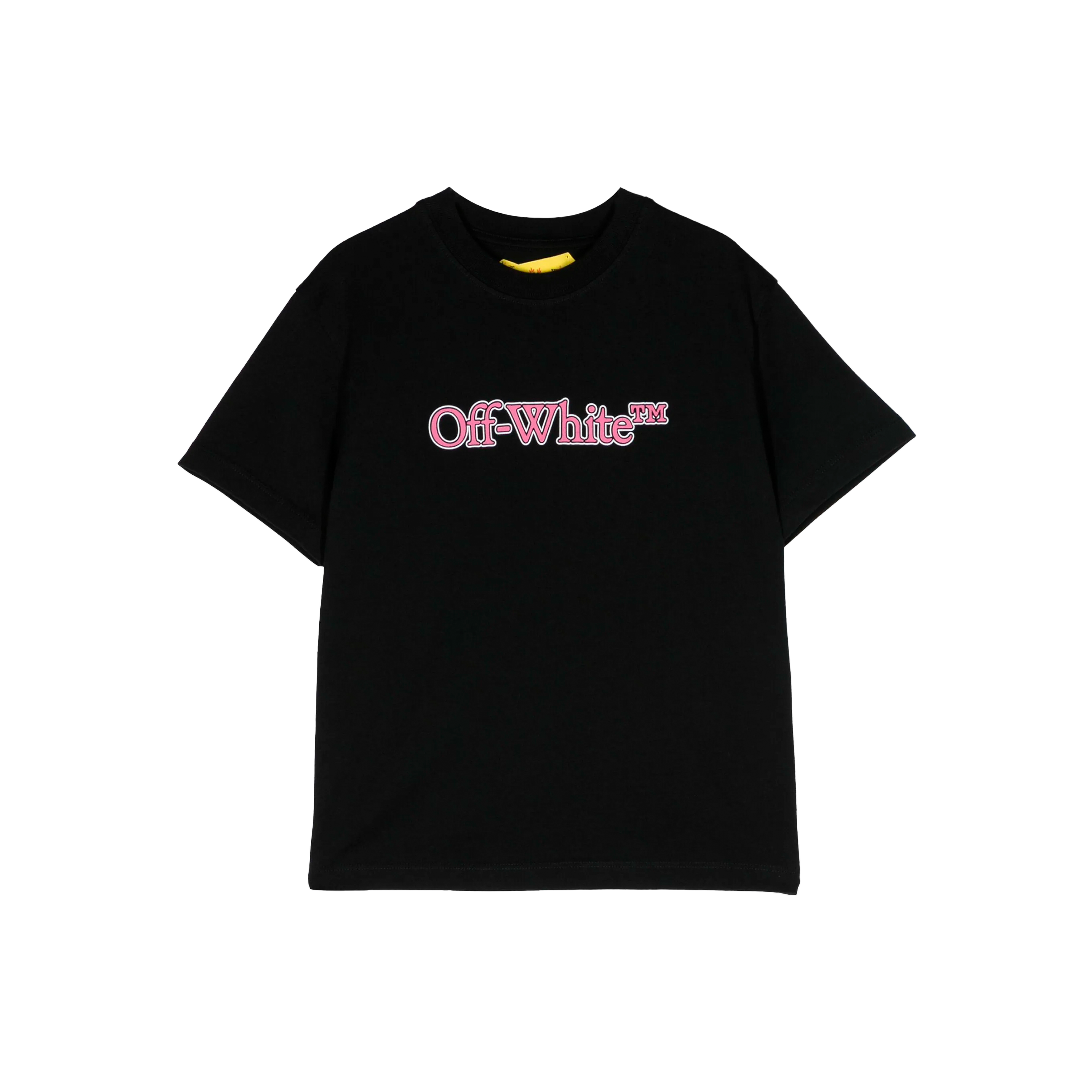 Camiseta Negra Off-White Kids Big Bookish