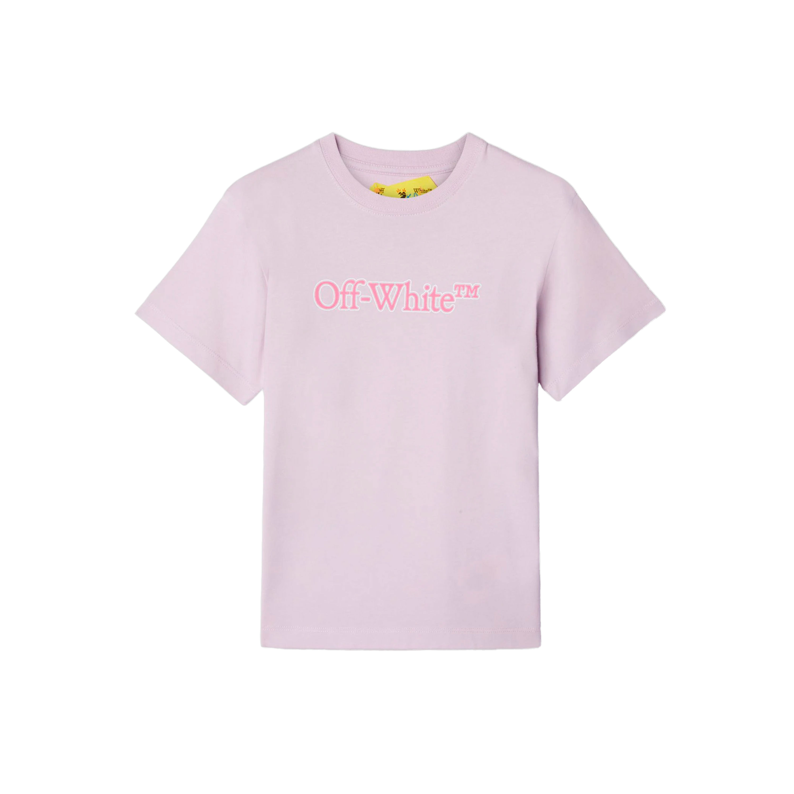 Camiseta Lila Off-White Kids Big Bookish
