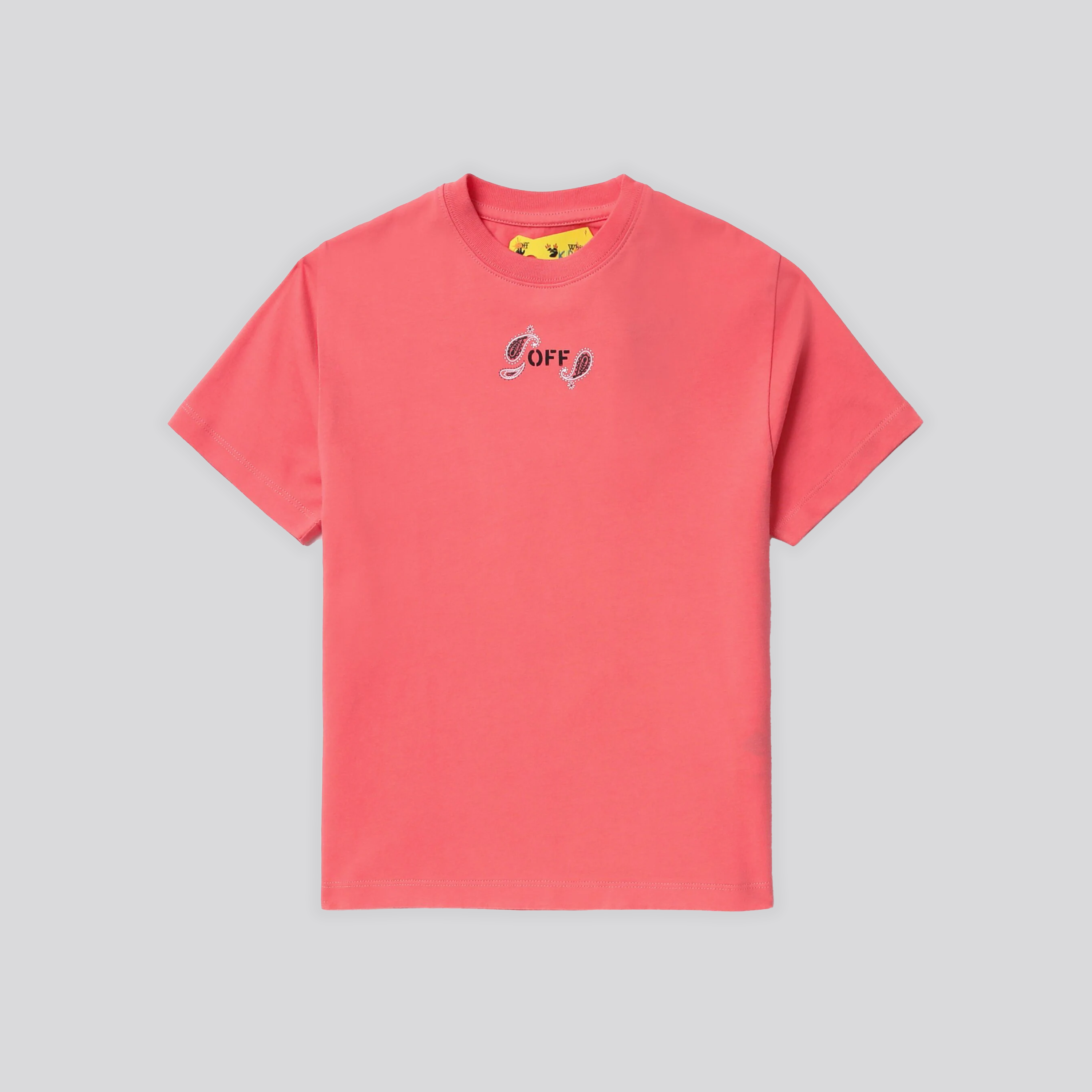 Camiseta Coral Off-White Kids Bandana