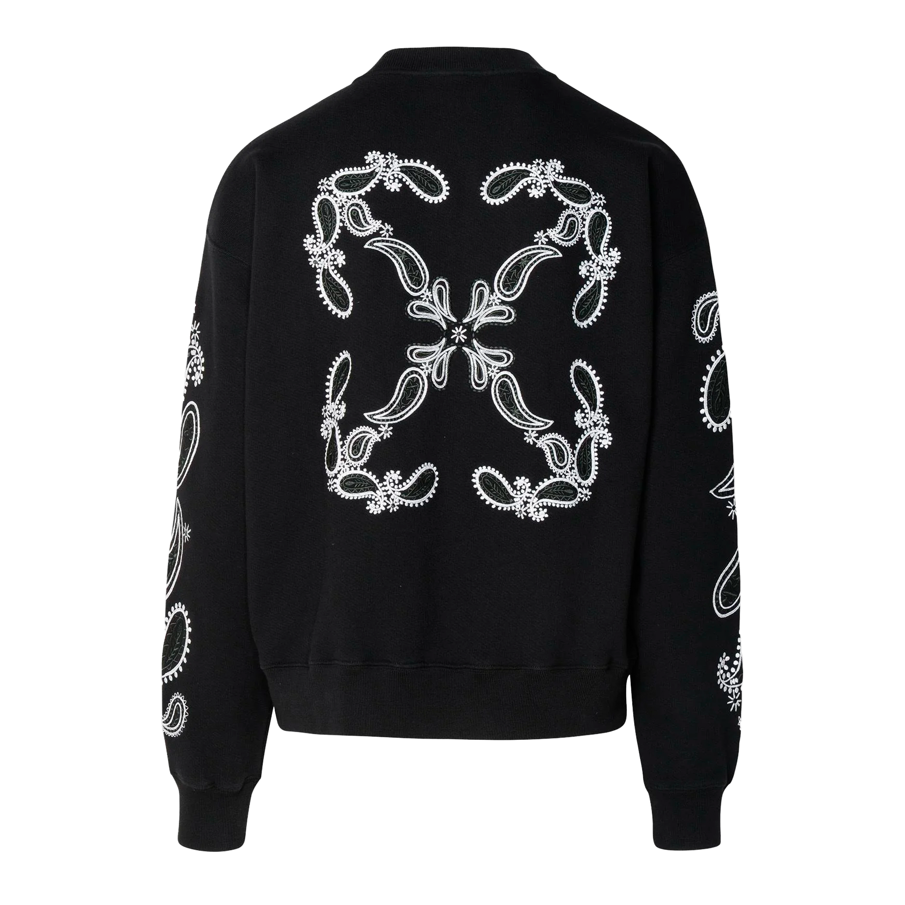 Buzo Negro Off-White Bandana