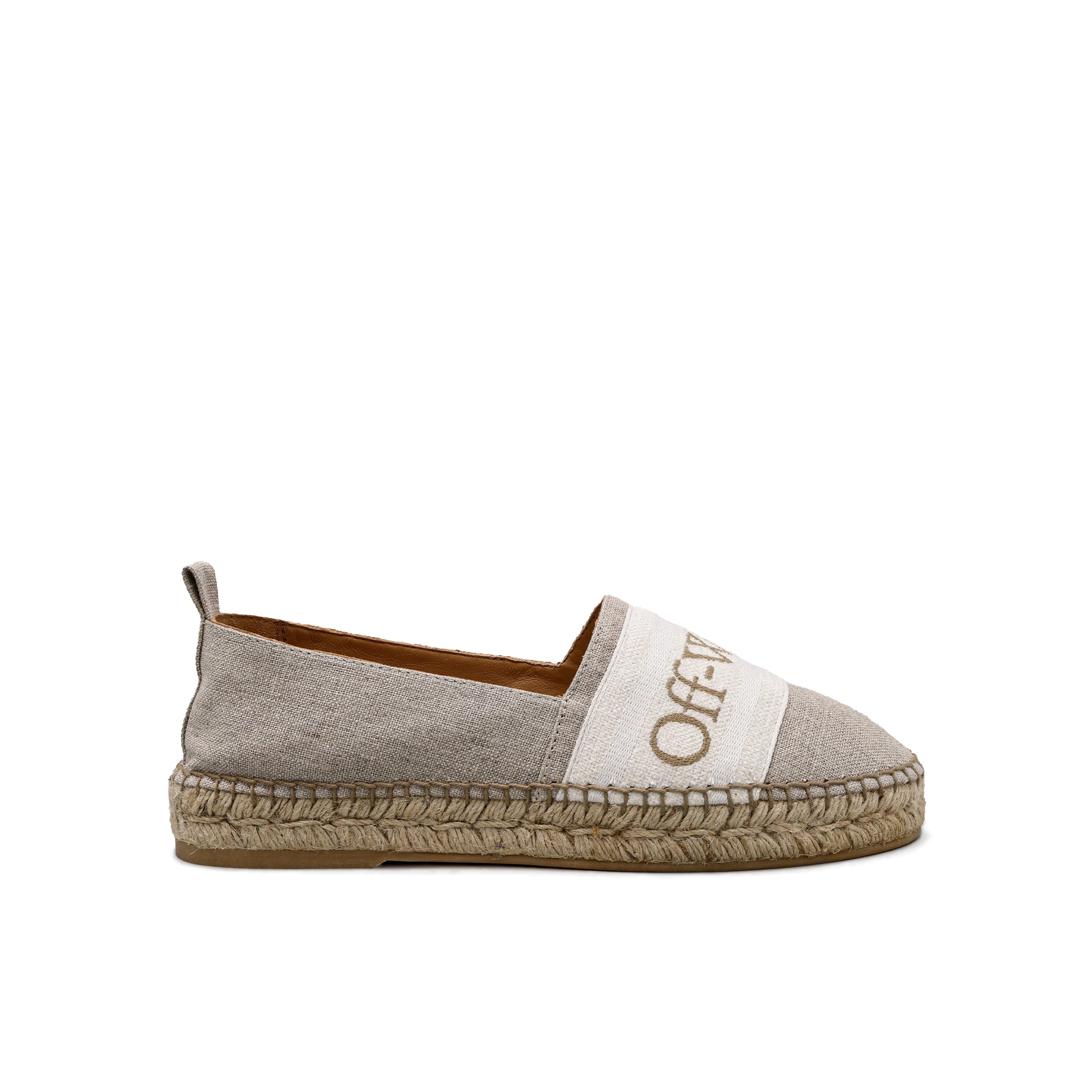 Espadrilles Beige Off-White Logo