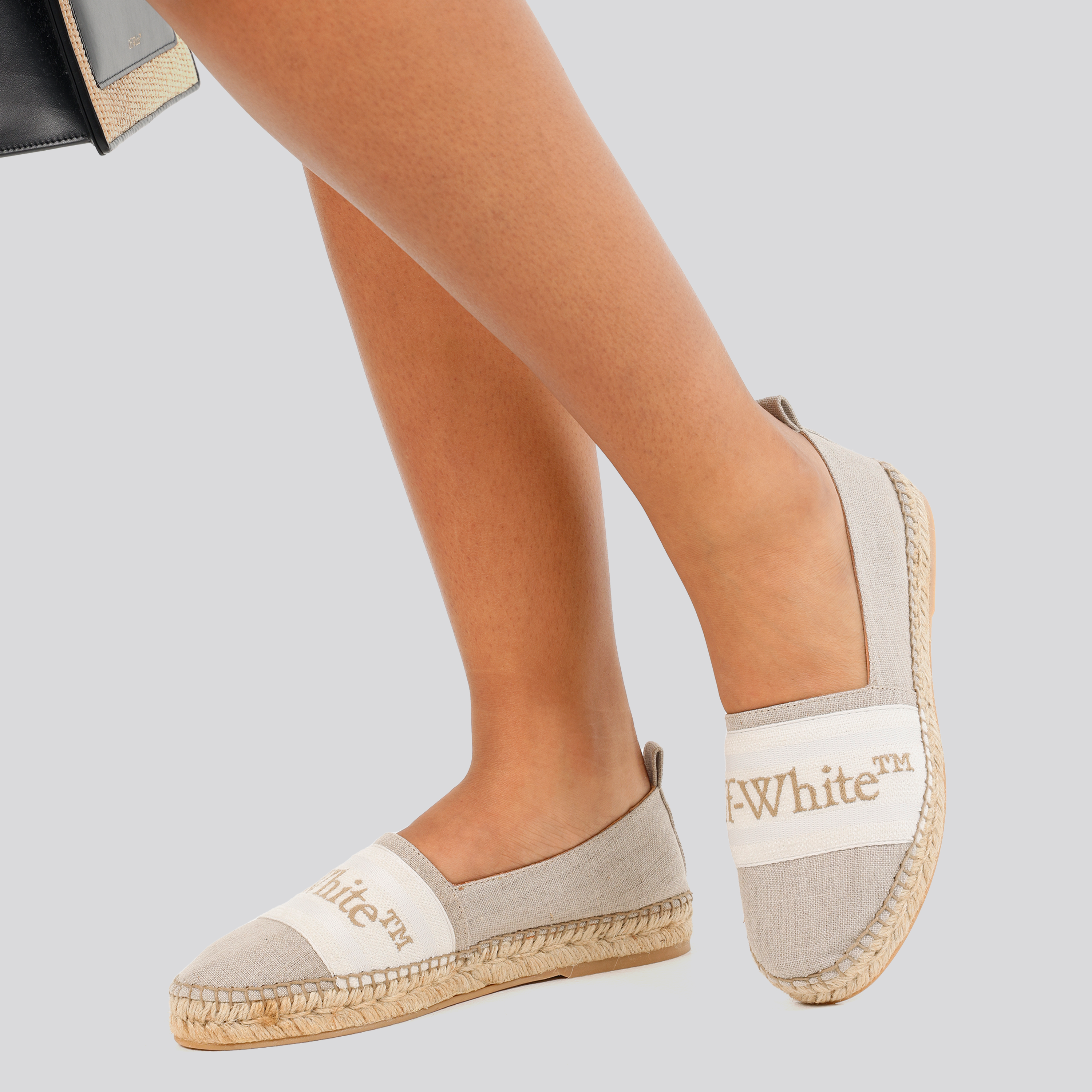 Espadrilles Beige Off-White Logo