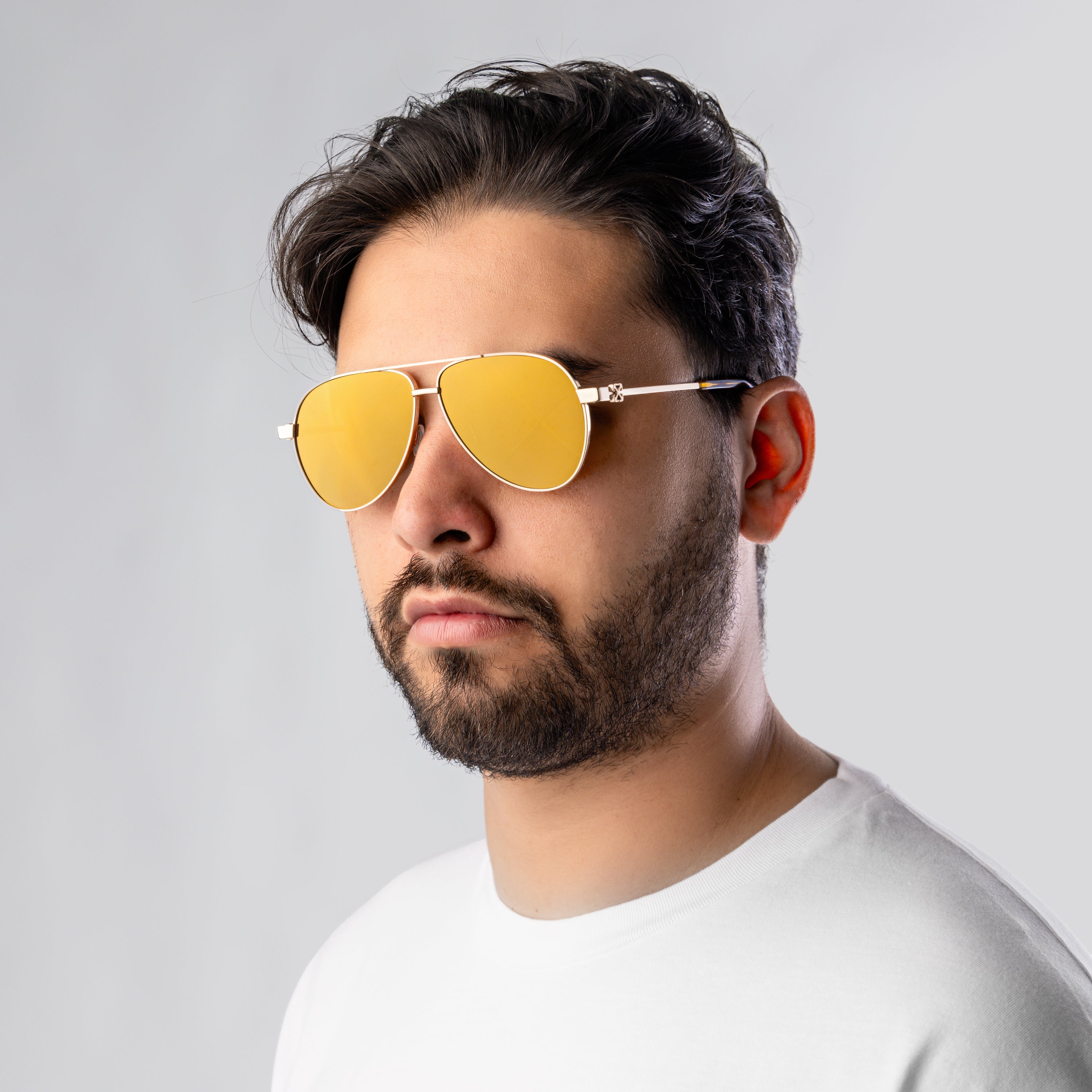 Gafas Doradas Off-White "Ruston"