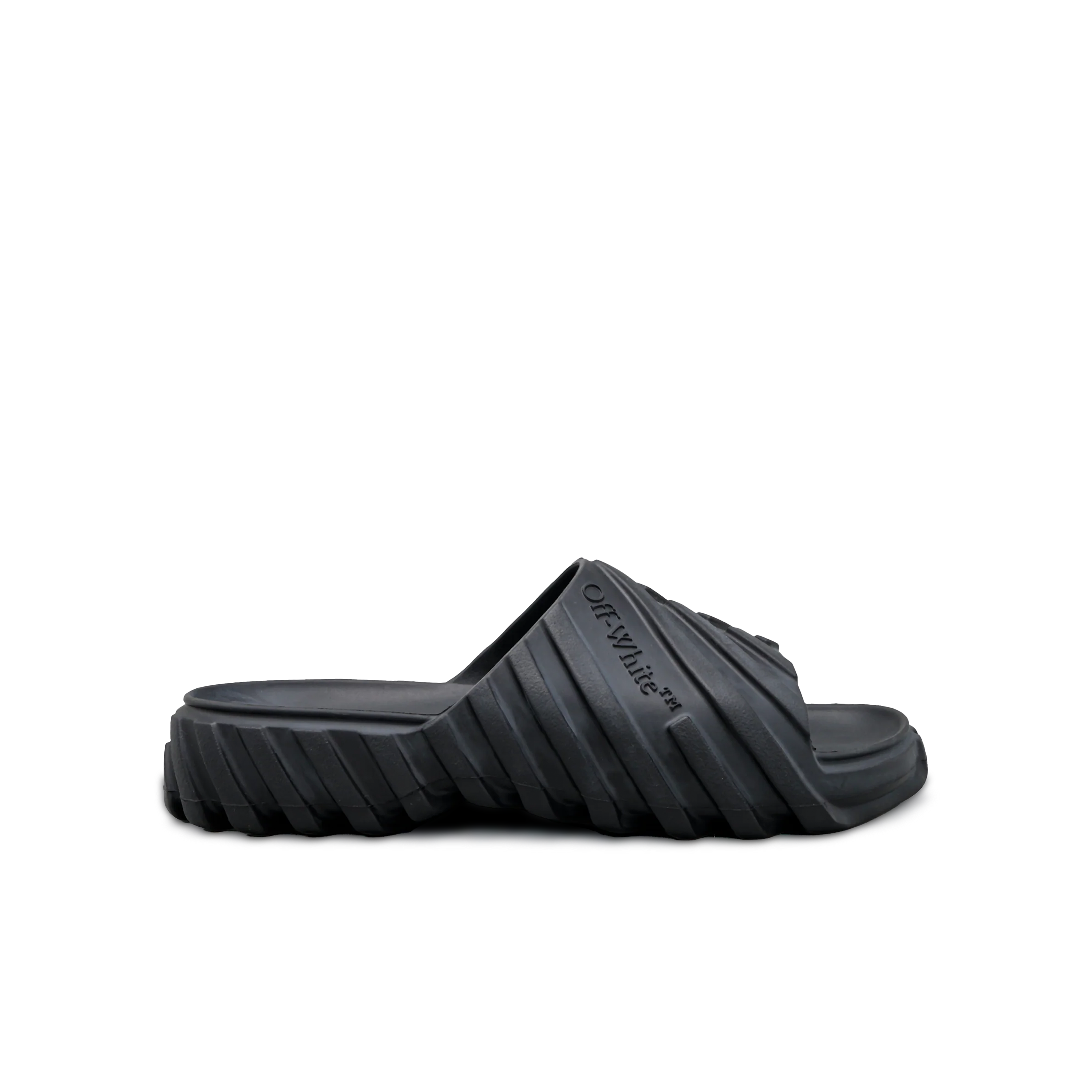 Sandalias Negras Off-White Exploration
