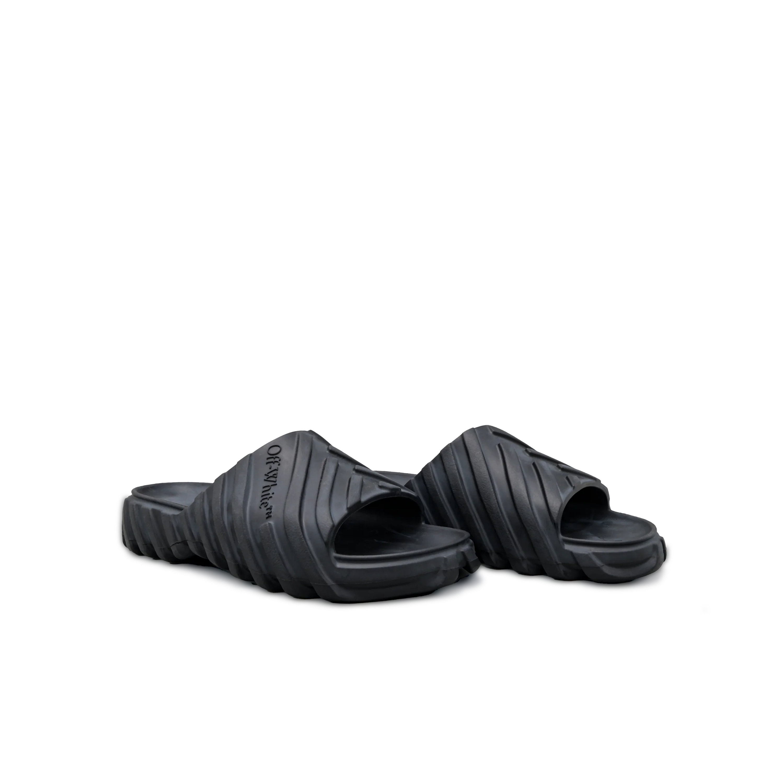 Sandalias Negras Off-White Exploration
