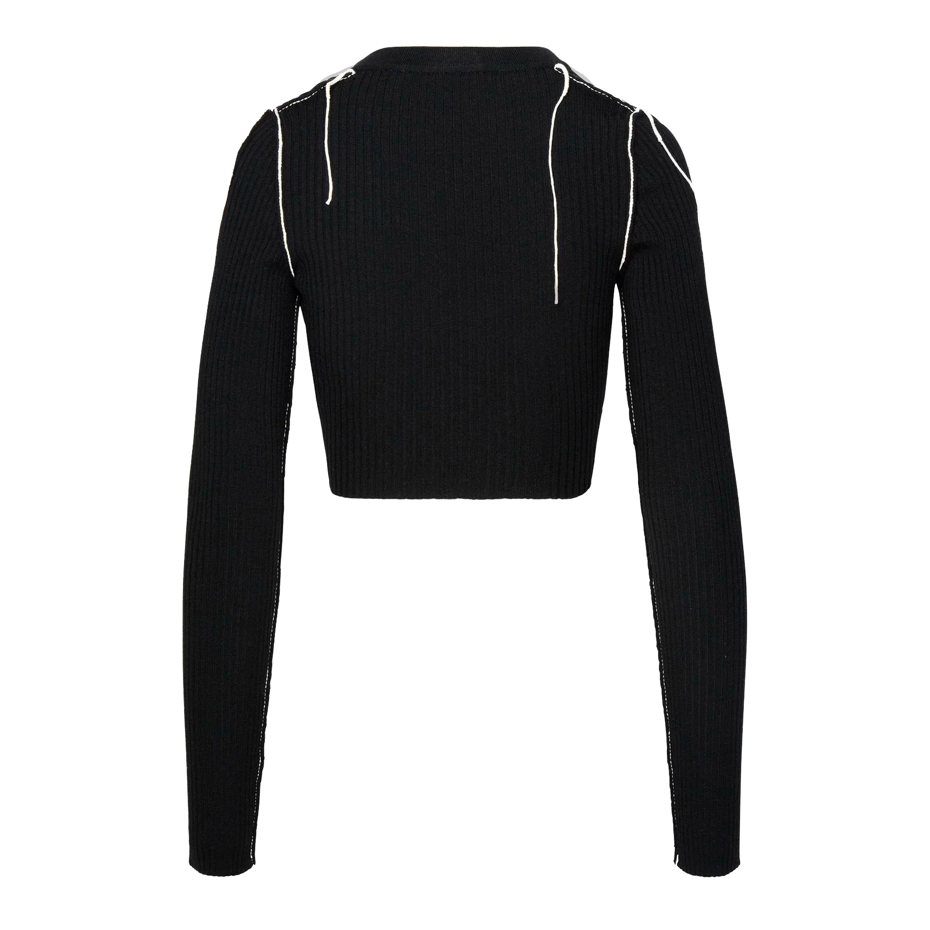 Top Negro Off-White Outline OW
