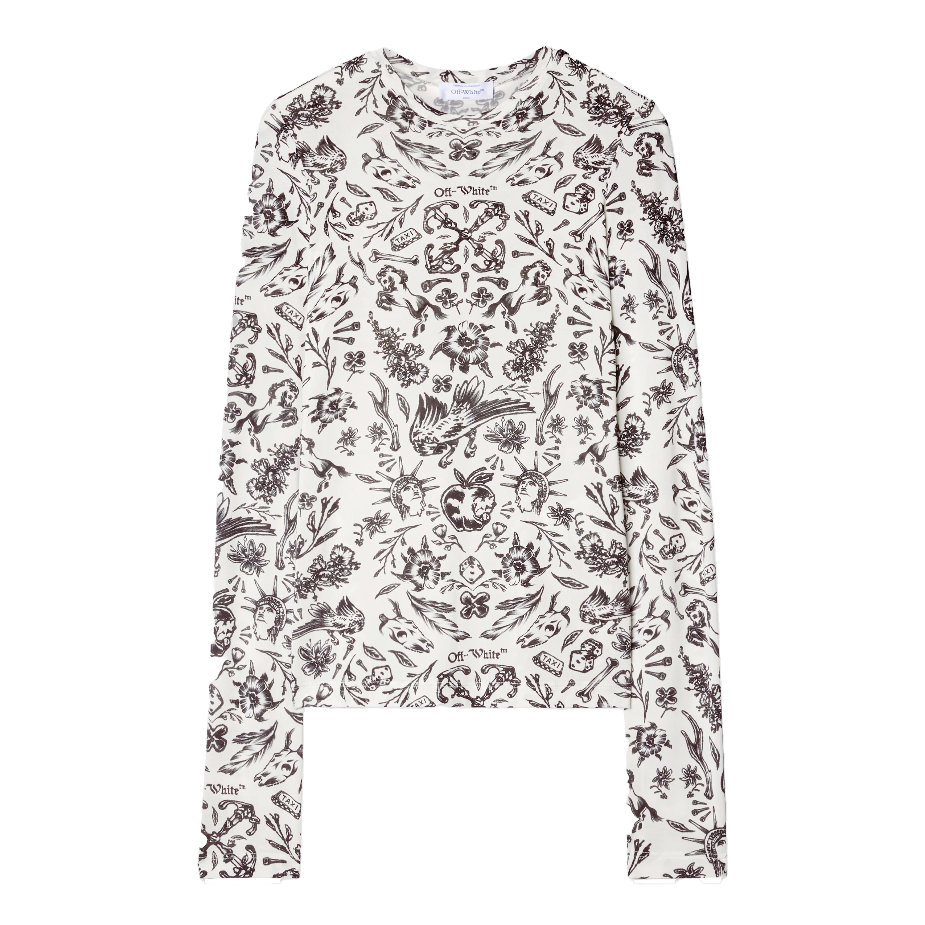 Top Blanco Off-White Tatto Skin