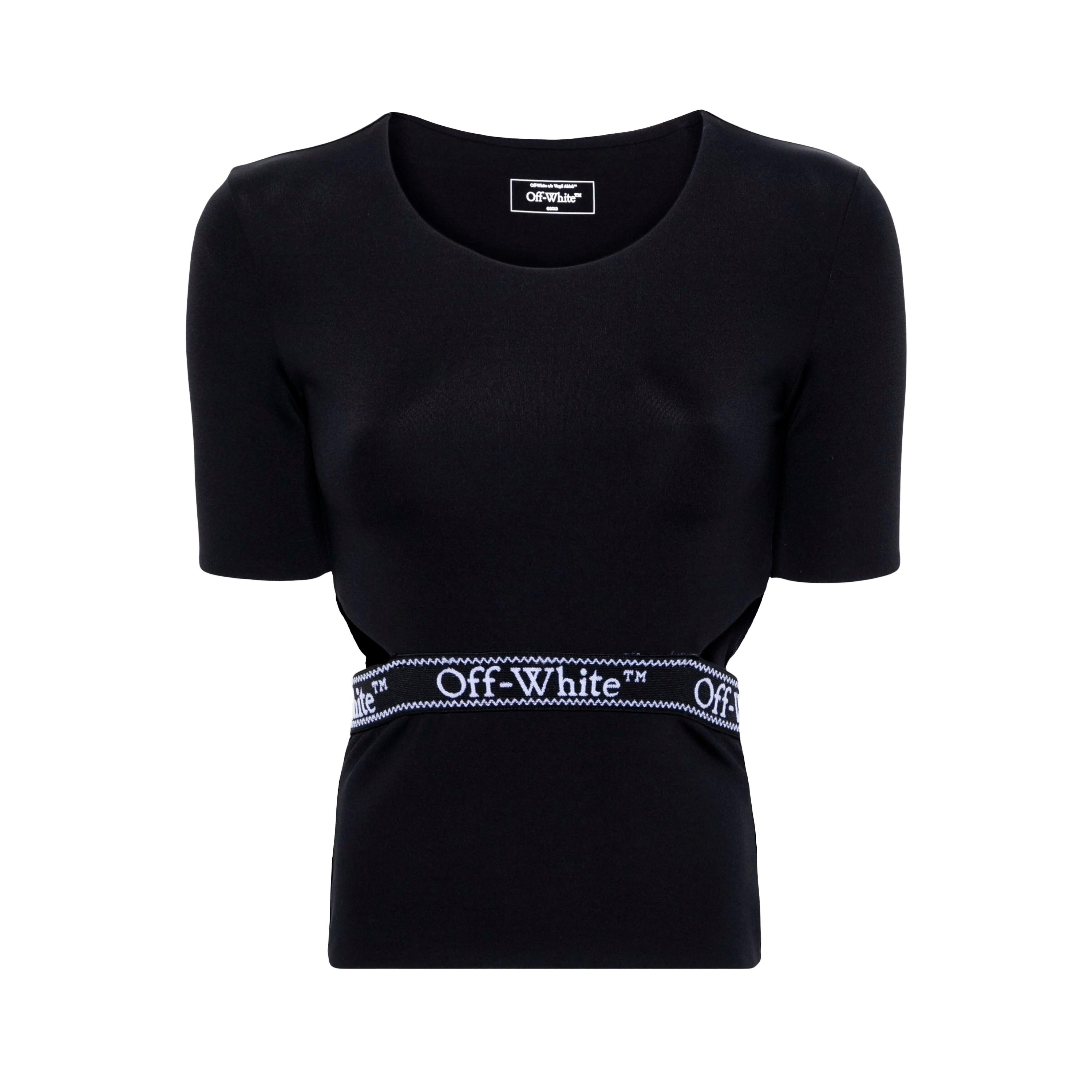 Camiseta Negra Off-White Logoband