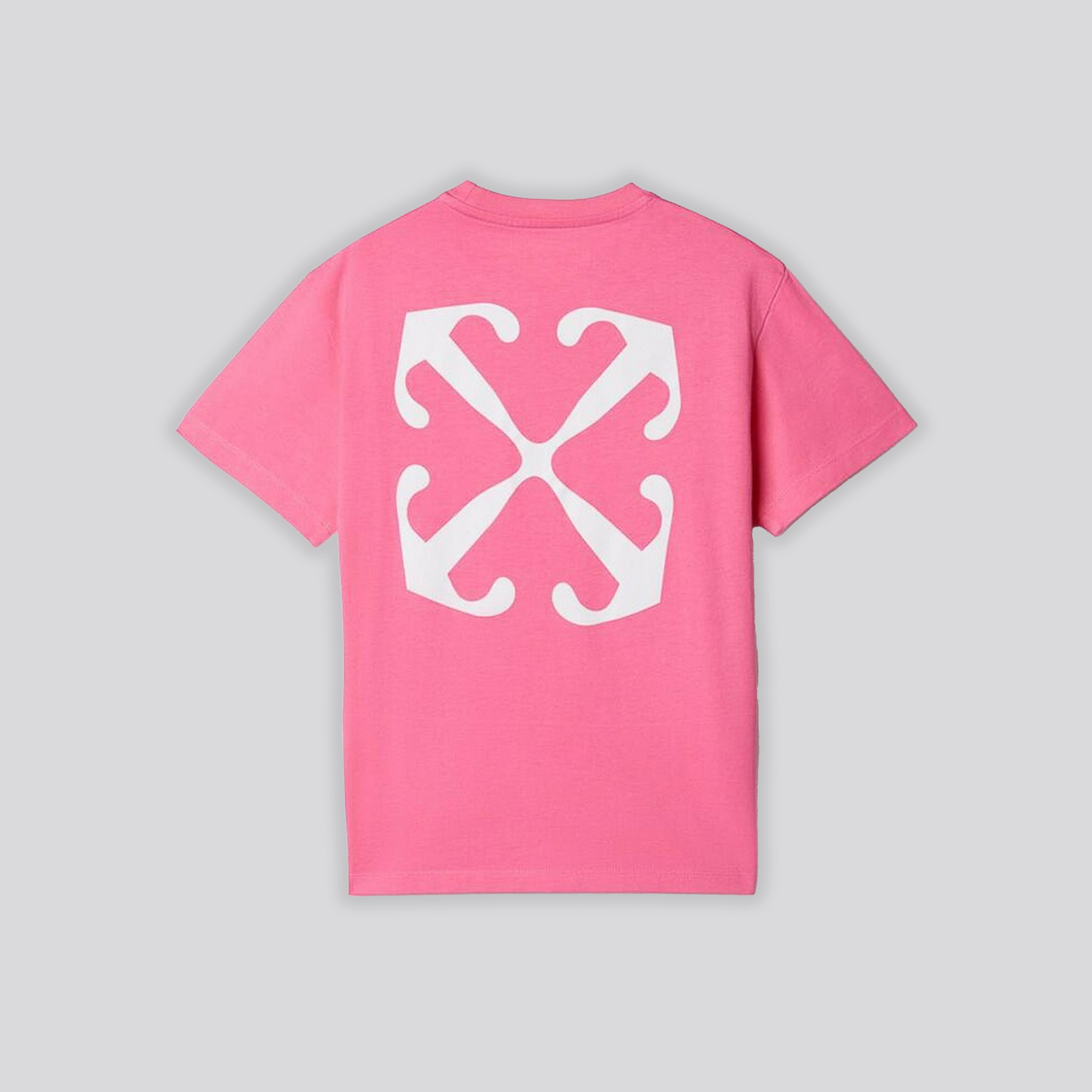 Camiseta Fucsia Off-White Kids Off Stamp