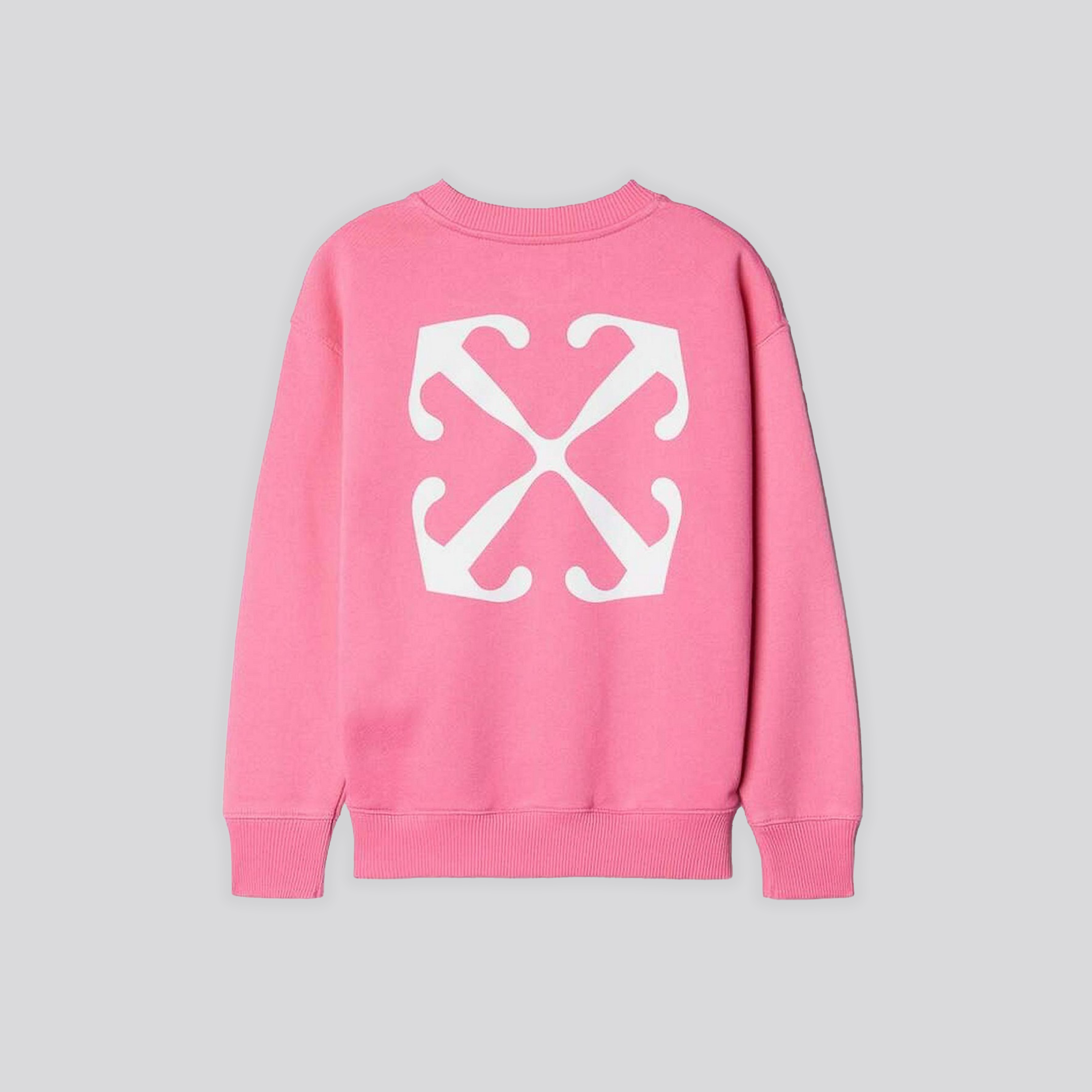 Buzo Fucsia Off-White Kids Off Stamp