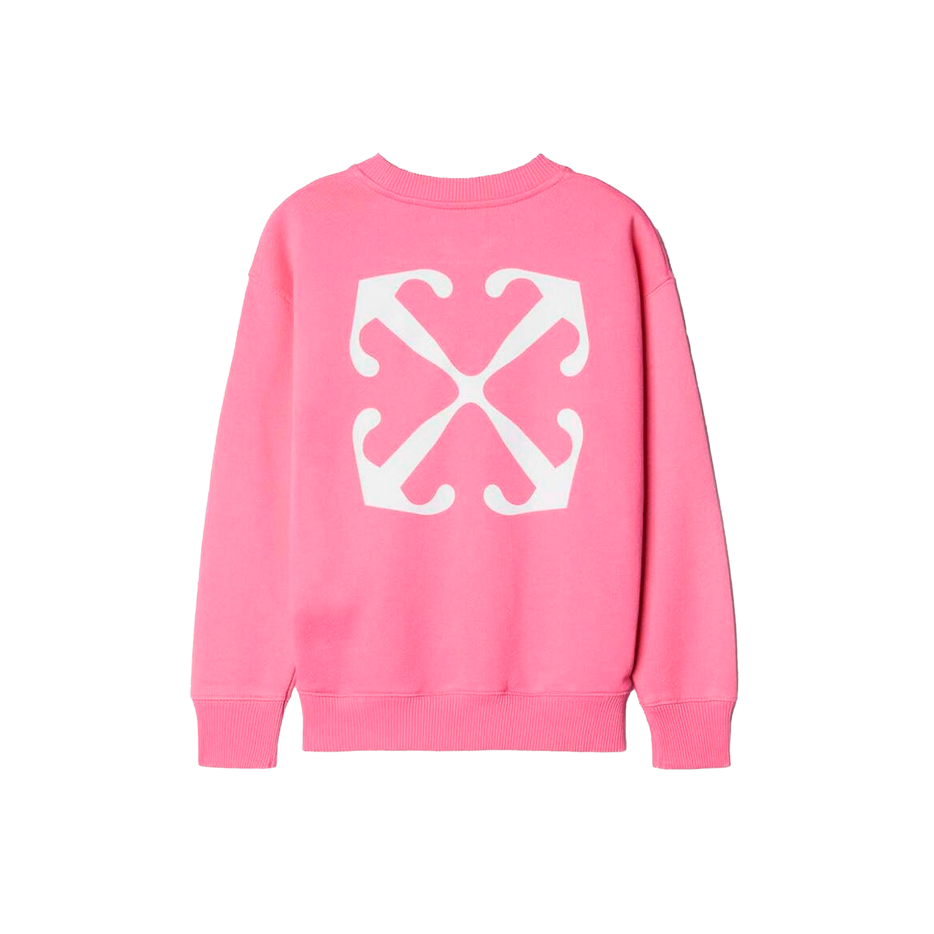 Buzo Fucsia Off-White Kids Off Stamp